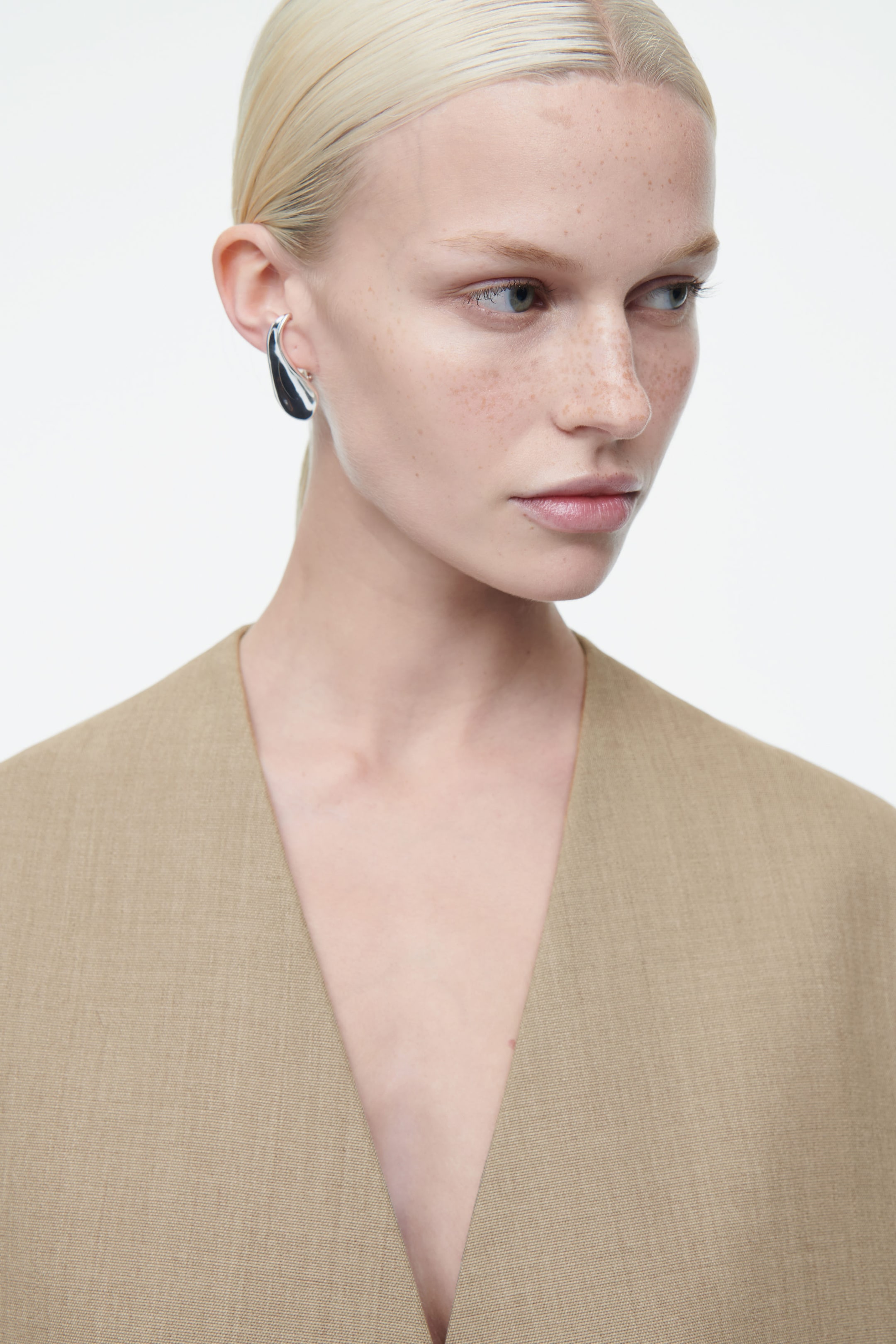LONGLINE WOOL-BLEND TWILL WAISTCOAT