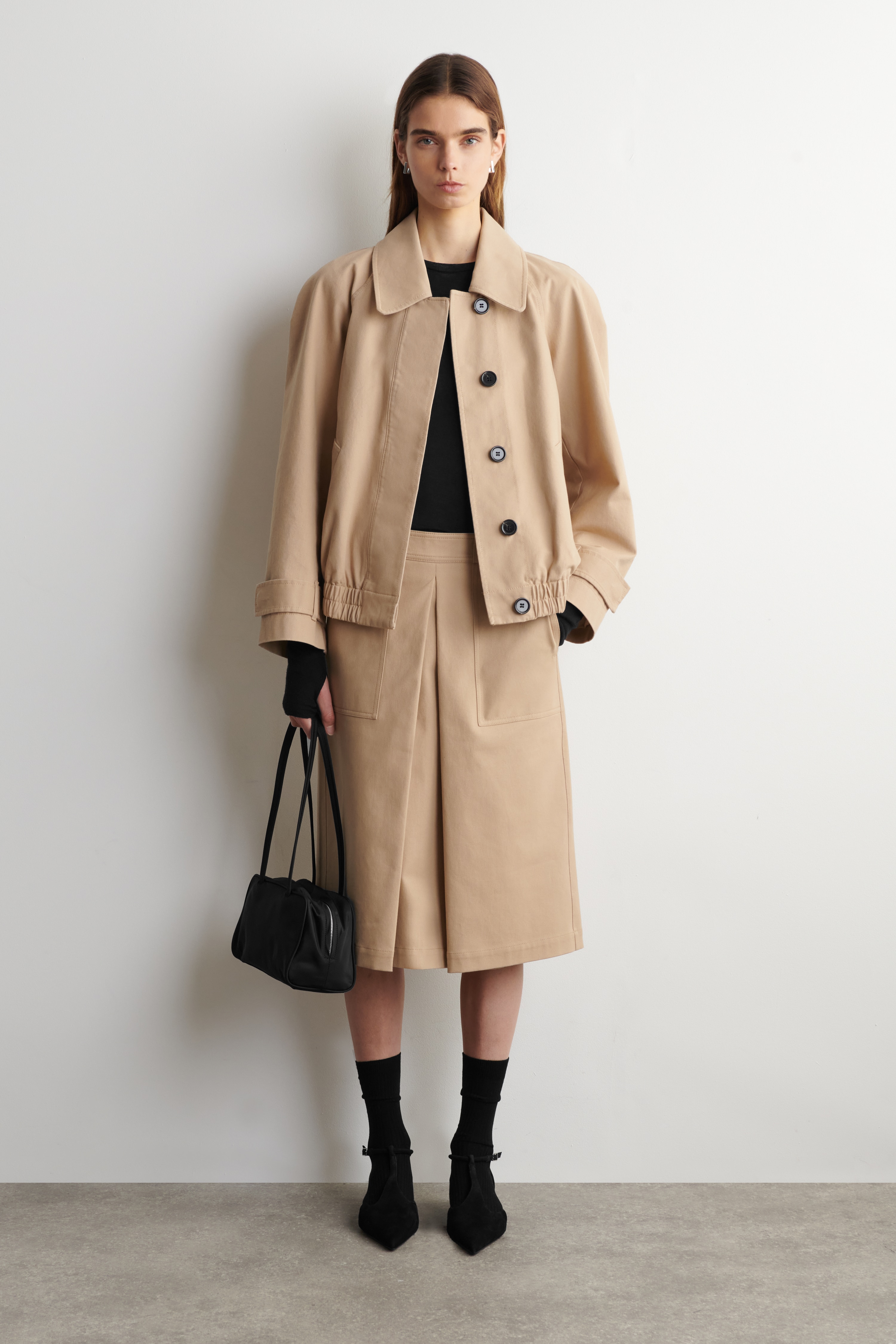 SPIDSE RUSKIND T-BAR KITTEN HEELS - BLACK