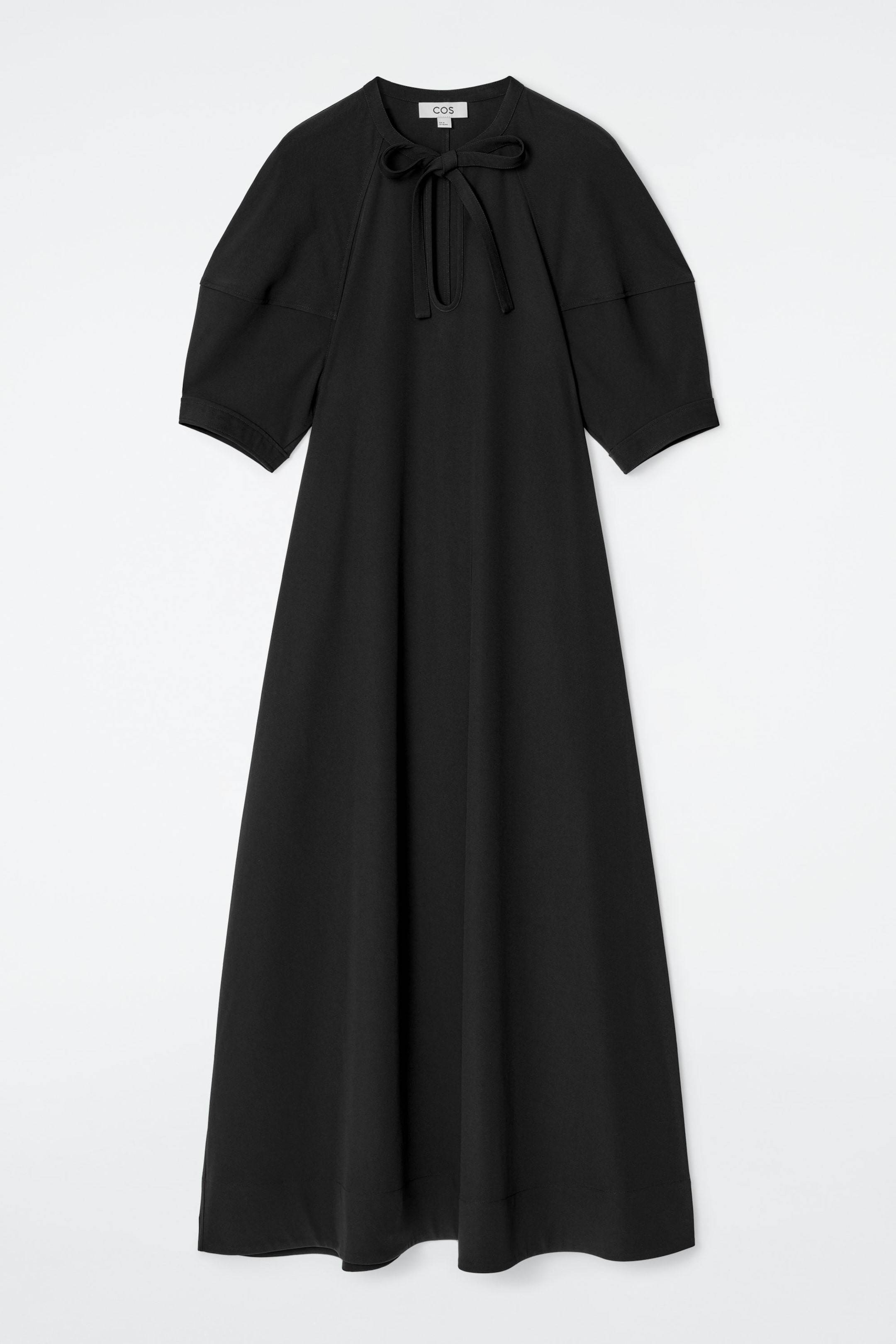 TIE-DETAIL MAXI DRESS