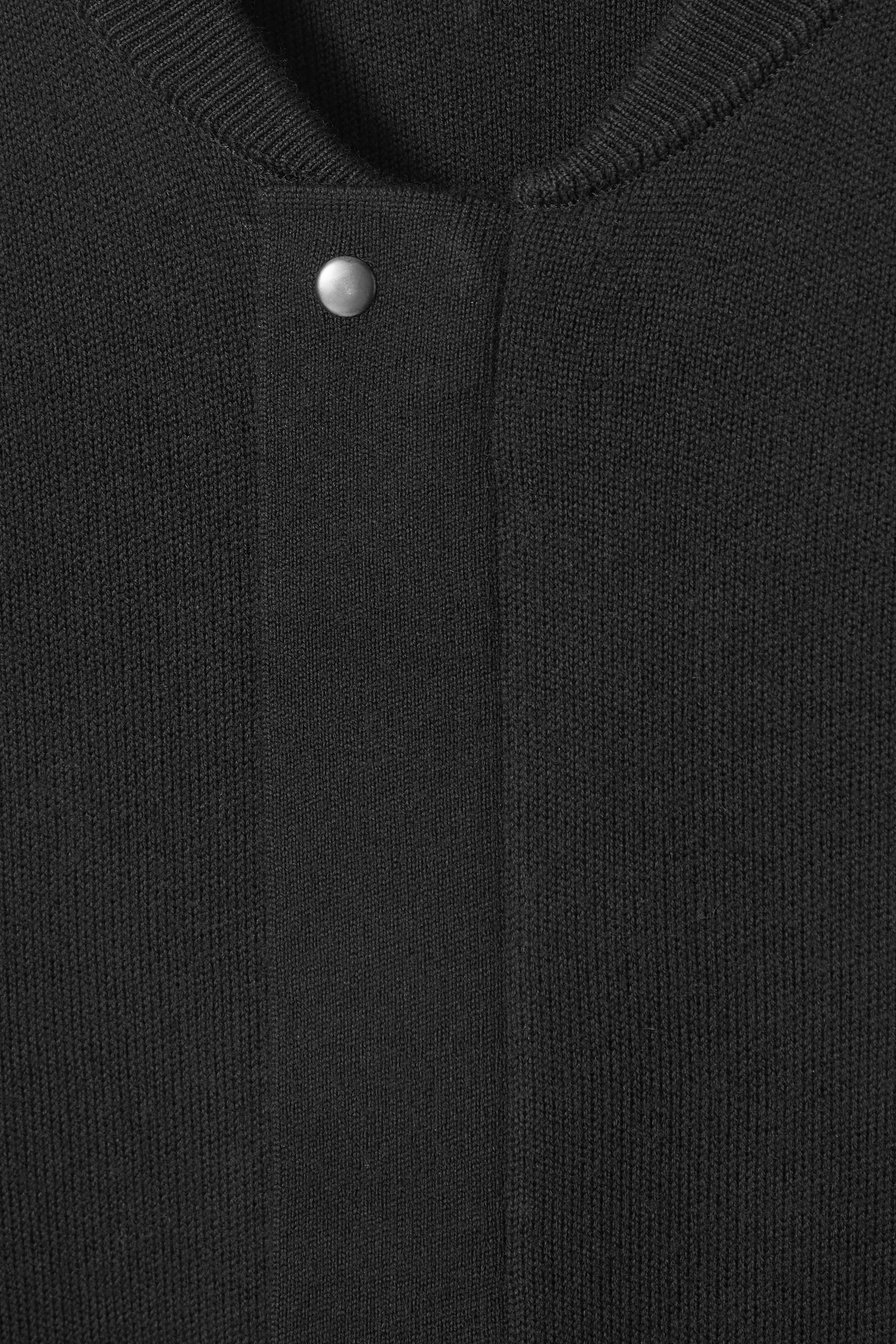 Größeres Bild anzeigen: STRICK-BOMBERJACKE AUS WOLLE - SCHWARZ - Men | H&M AT 4