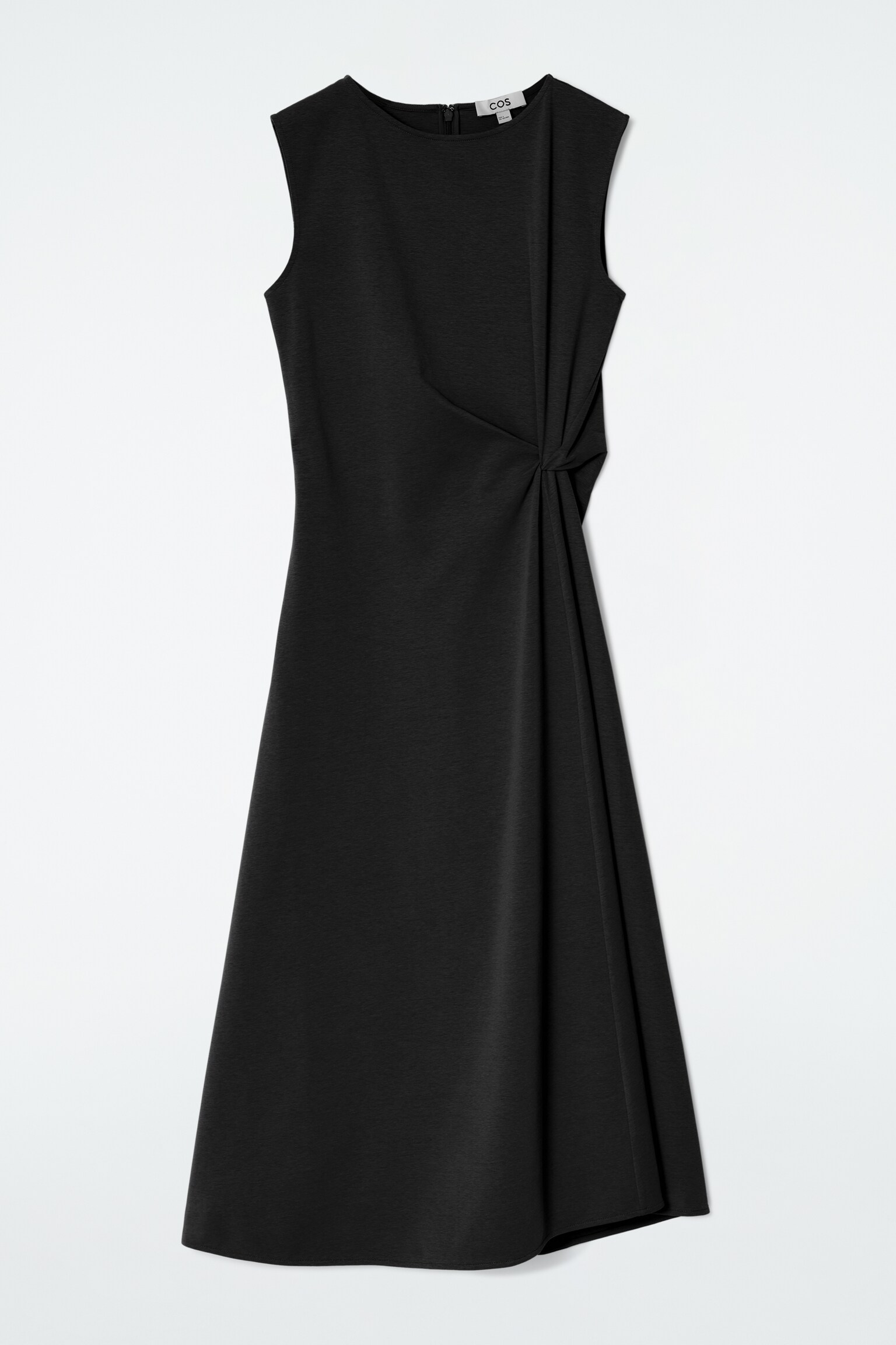 ROBE COURTE À DÉTAIL TORSADÉ - NOIR/ROUGE/VERT - 2