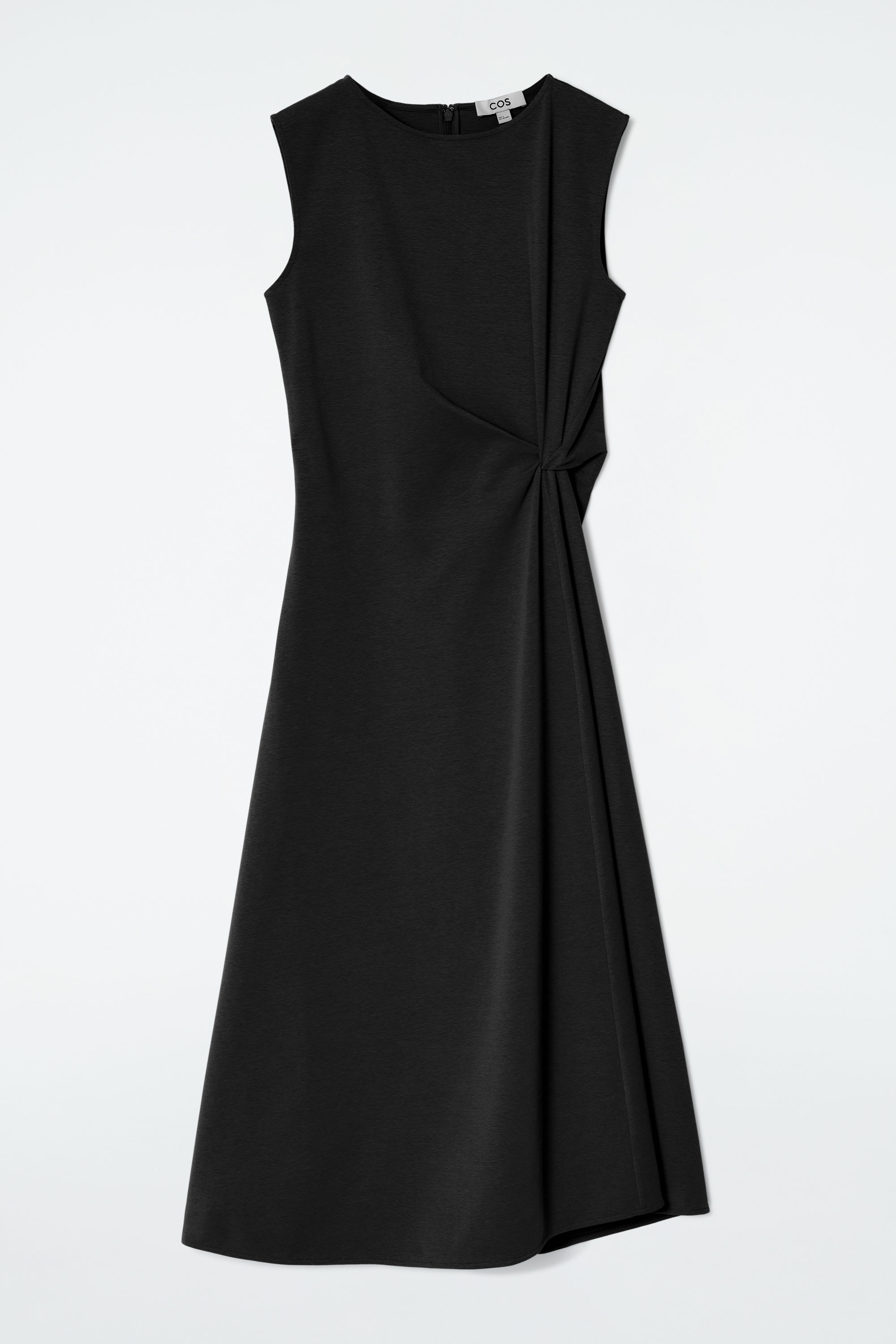 新品 COS コス ラップフロント LINEN JUMPSUIT ブラック 36 WRAP-FRONT LINEN JUMPSUIT - BLACK | COS