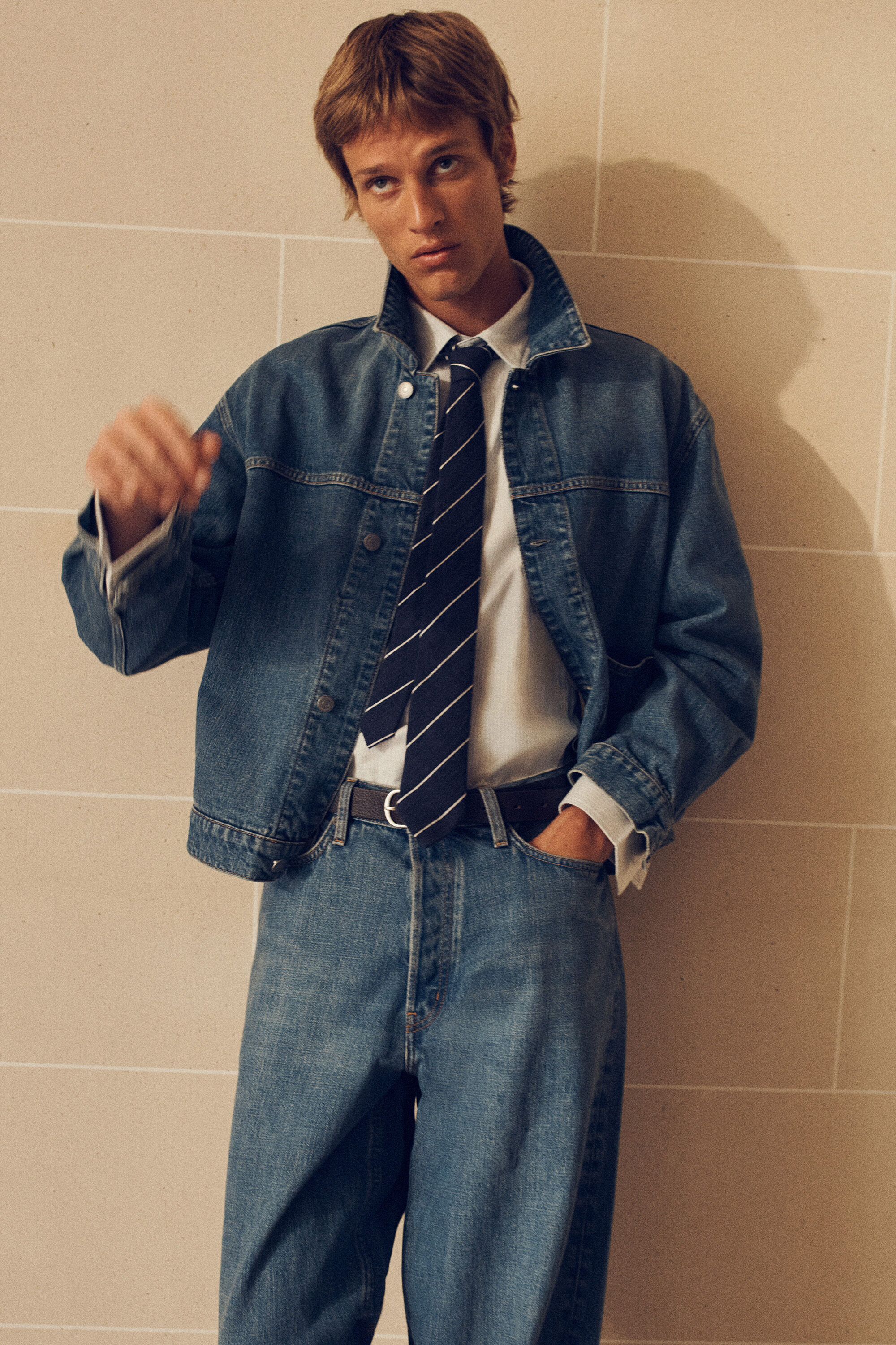 DENIM SHIRT JACKET - BLUE | COS US