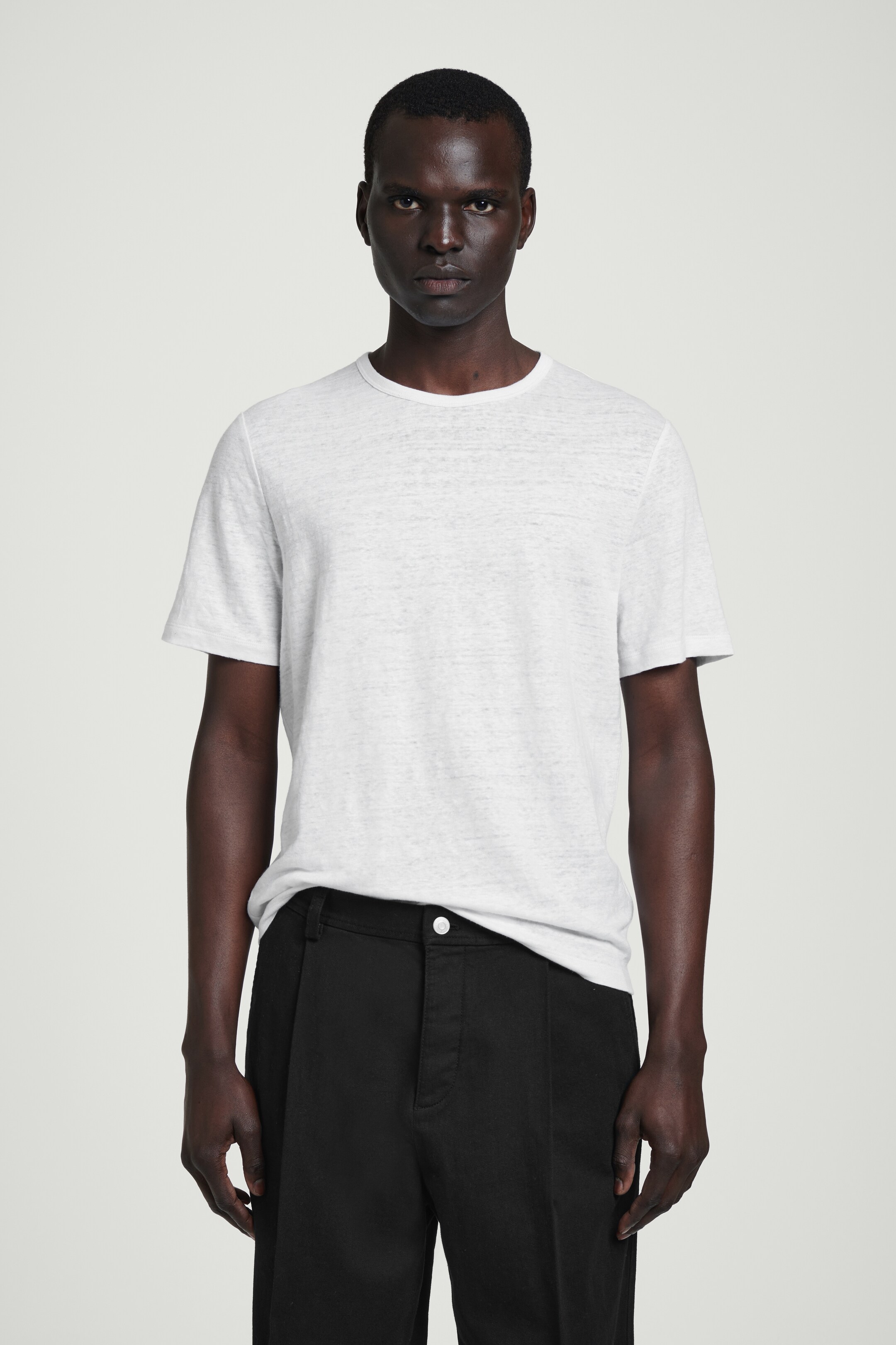 Größeres Bild ansehen: T-SHIRT AUS LEINEN - WEISS - Men | H&M DE 1