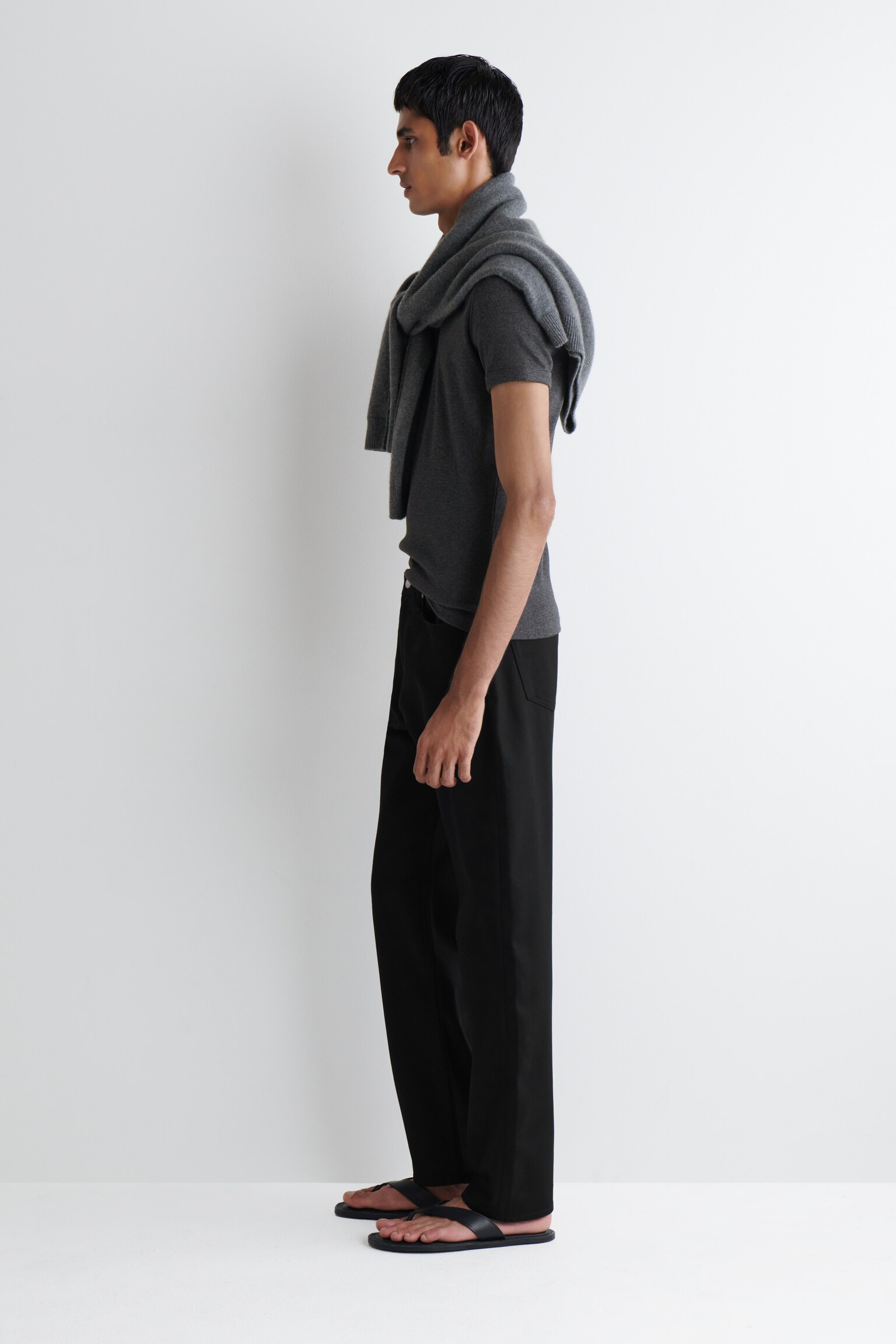 SIGNATURE JEANS MIT GERADEM BEIN - SCHWARZ/Dunkelblau/SCHWARZE WASCHUNG/Blau - 4