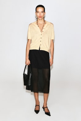 PARADIGM MICRO TOTE BAG - LEATHER — BLACK 1