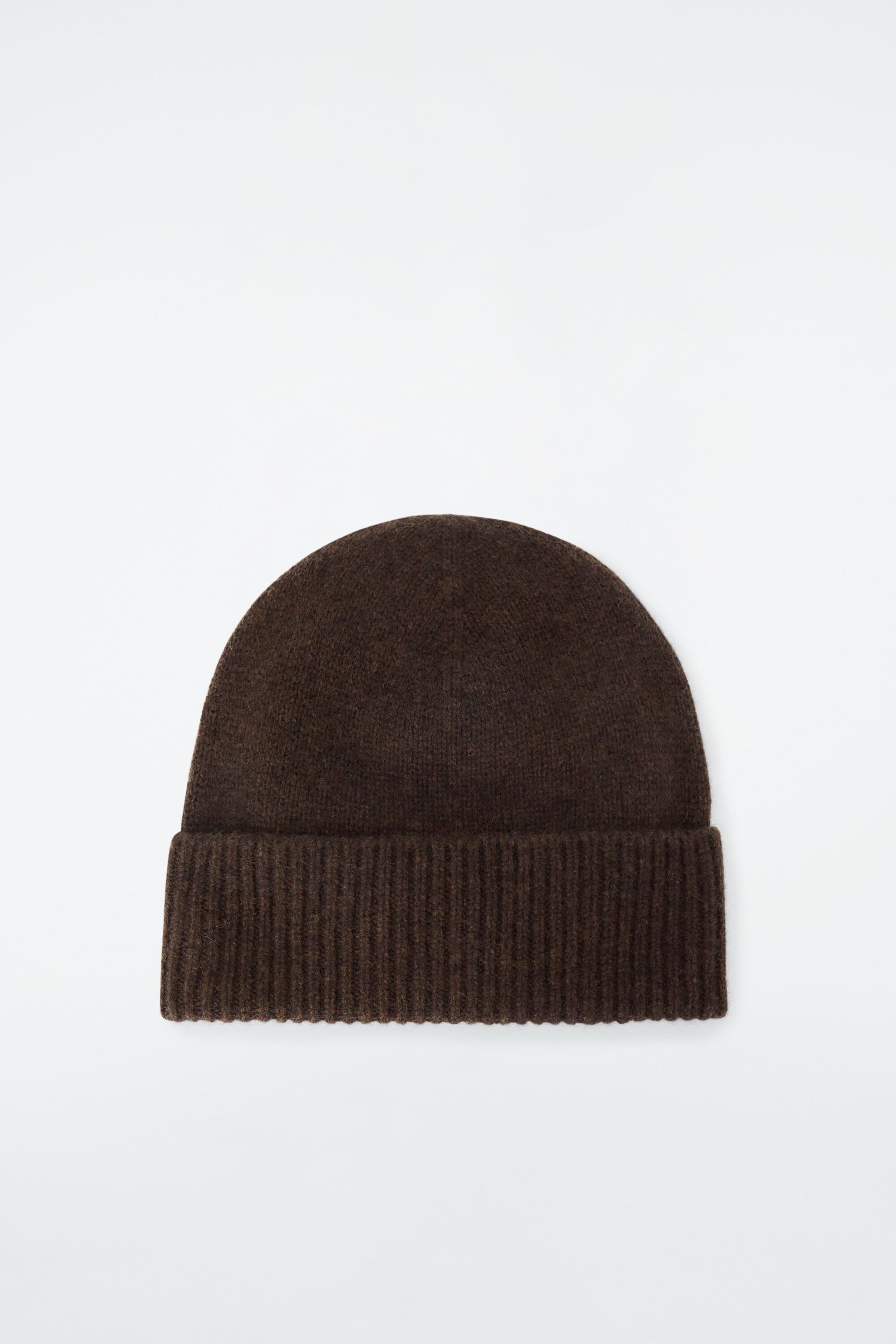 CASHMERE BEANIE - DARK BROWN | COS US