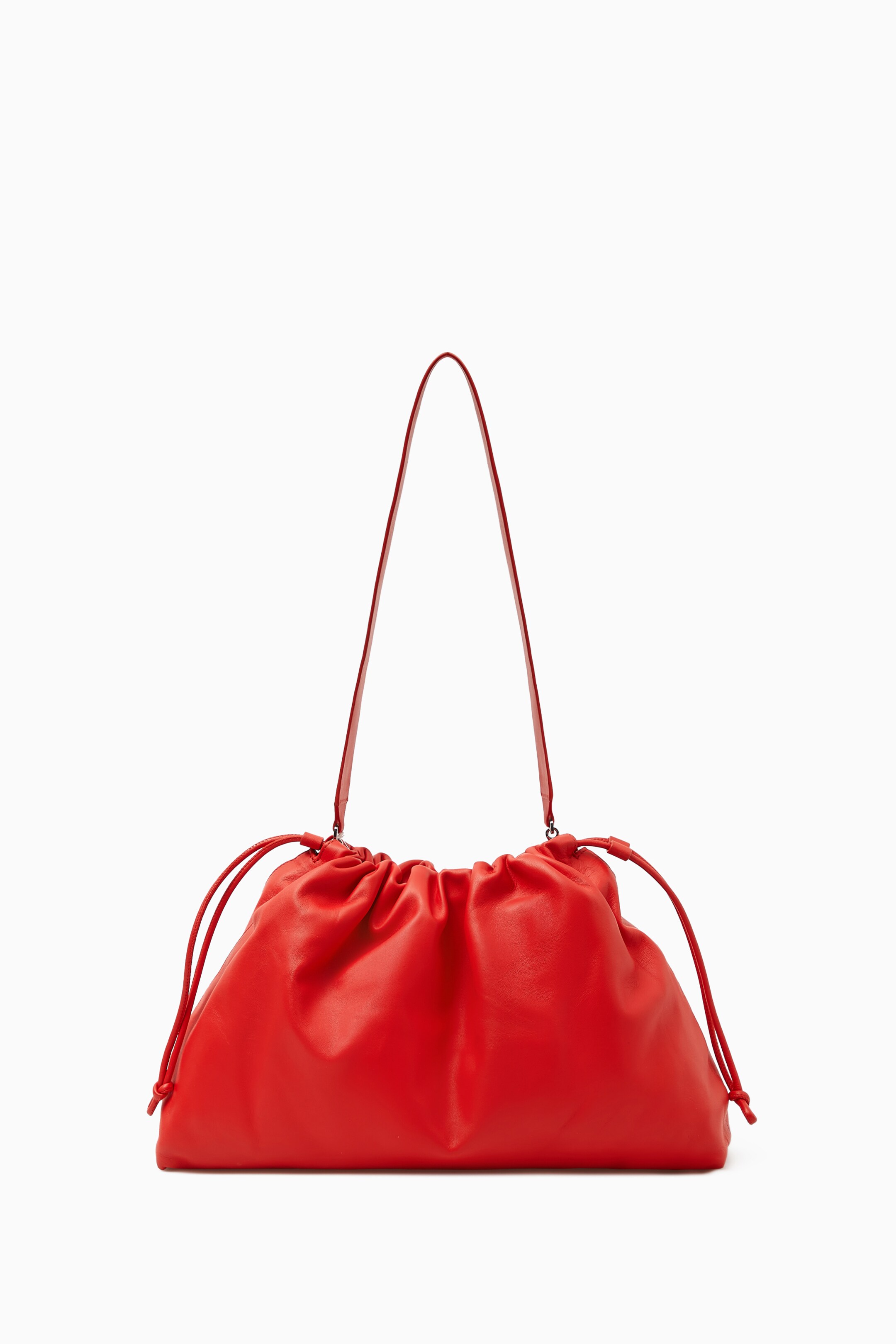 View larger image: CAVATELLI CLUTCH BAG - LEATHER - RED - Ladies | H&M GB 1