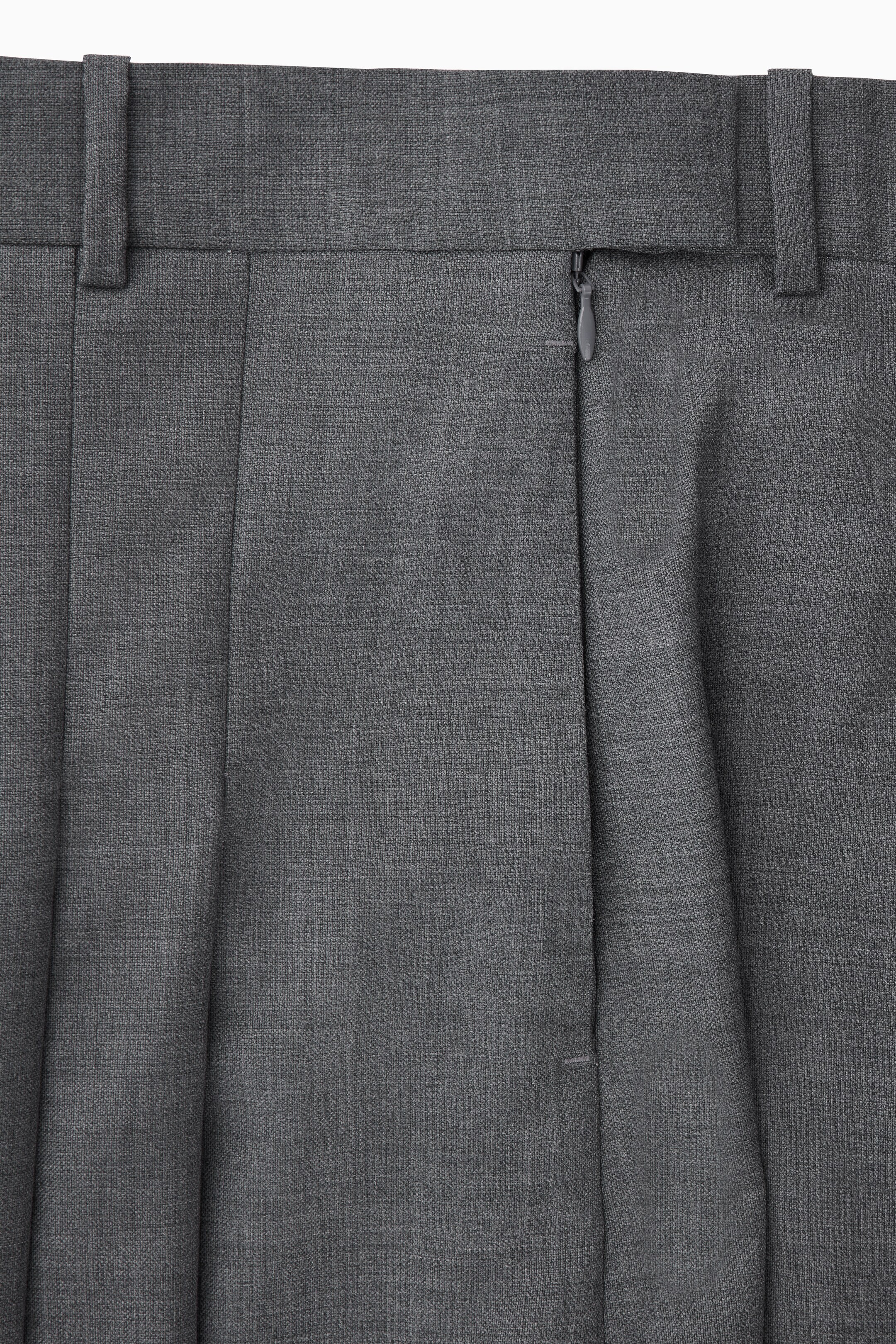 Ingrandisci l'immagine: TAILORED WOOL SKORT - GREY - DONNA | H&M CH 2