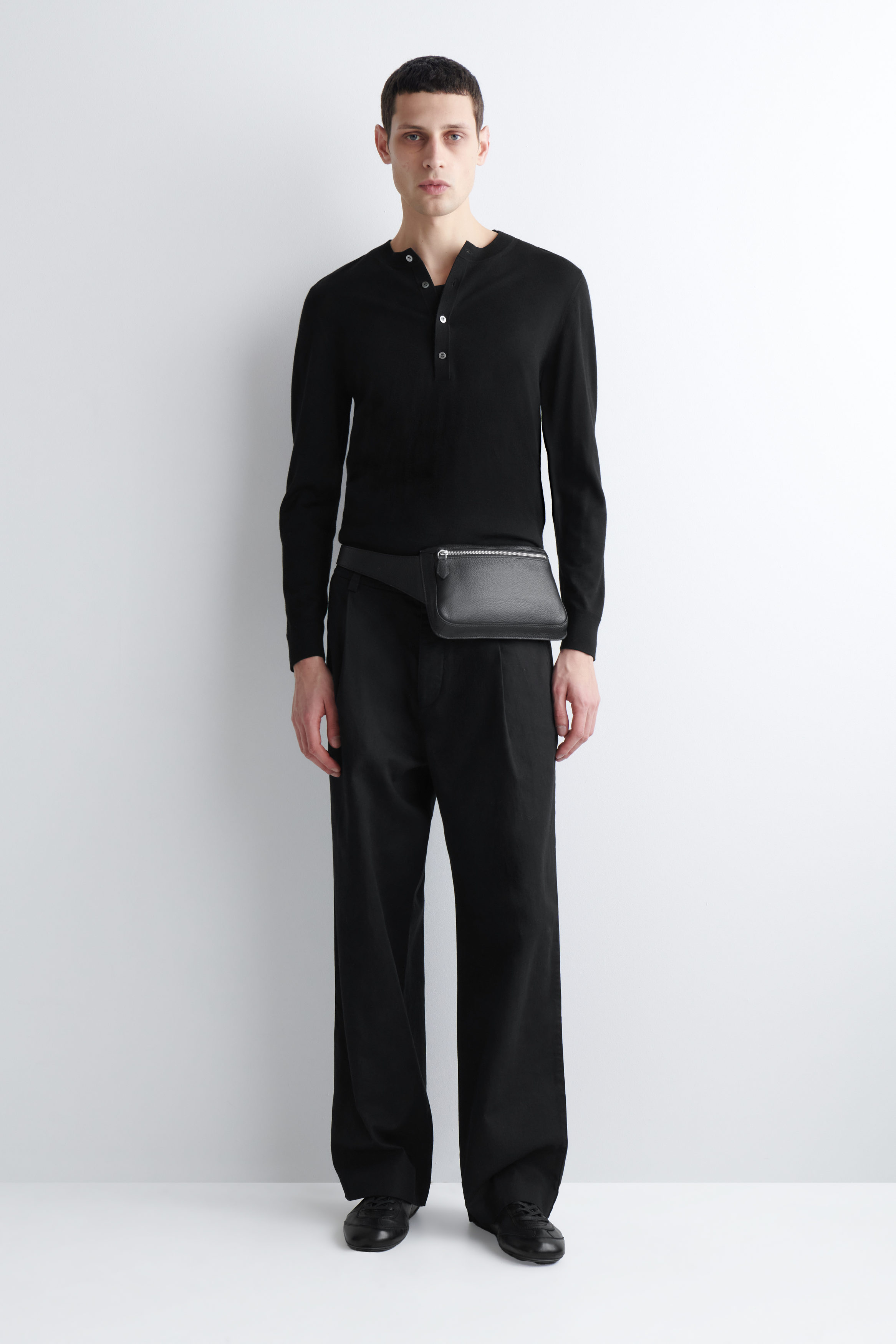 BRUNSWICK BELT BAG - LEATHER - BLACK | COS US