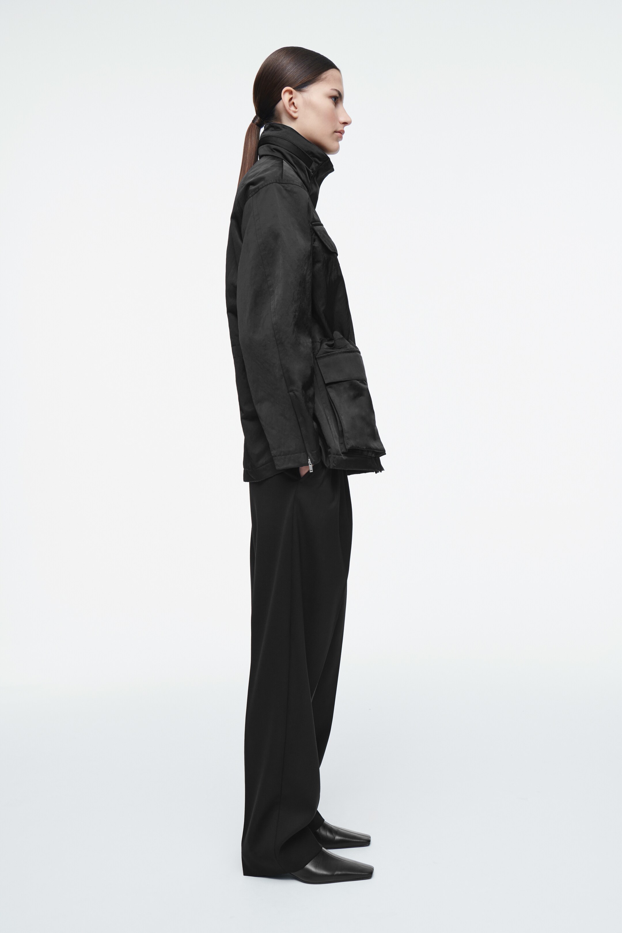 Agrandir l'image: VESTE WORKWEAR CINTRÉE - NOIR - FEMME | H&M CH 5