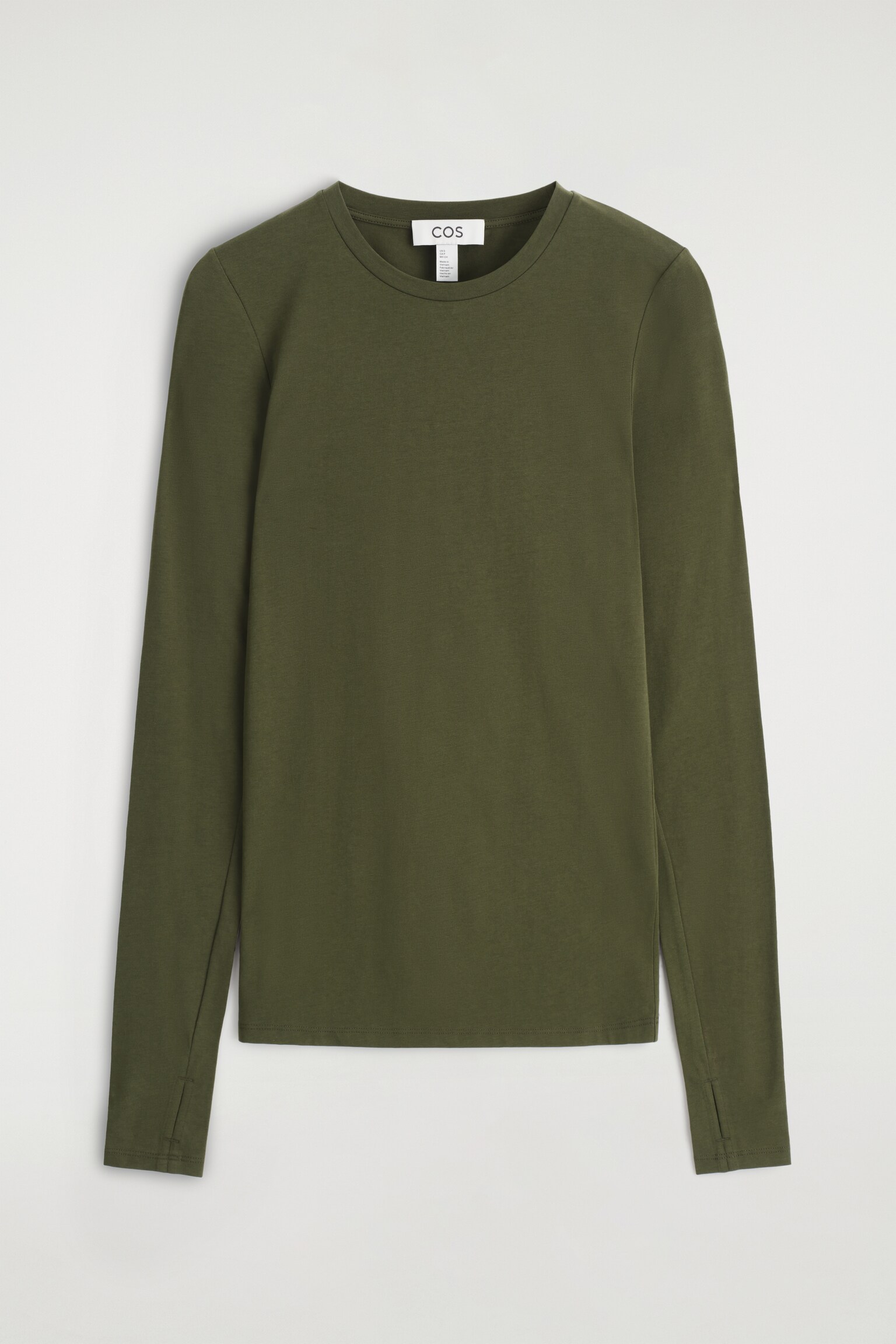 HAUT SLIM LÉGER À MANCHES LONGUES - VERT FONCÉ/GRIS CHINÉ/NOIR/BLANC/ROUGE PROFOND/BRUN / RAYURES - 2
