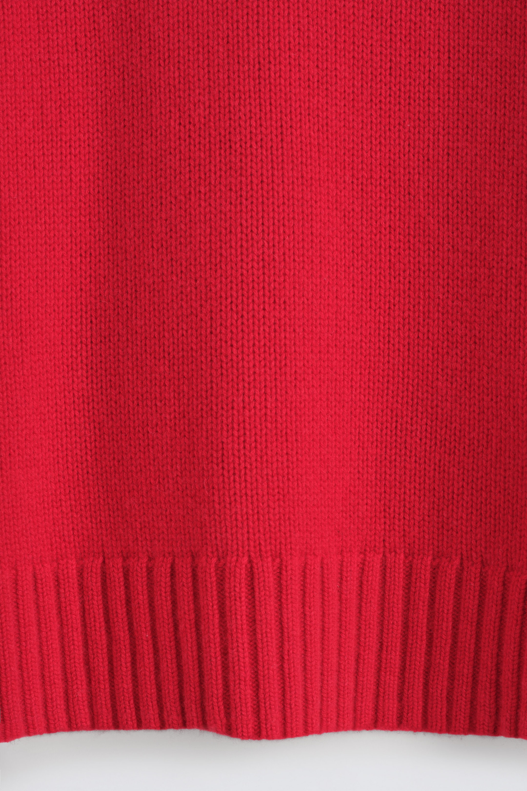 TRÖJA I GROV KASHMIR MED CREWNECK