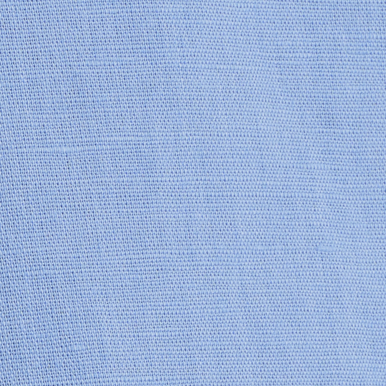 BOAT-NECK LINEN BLOUSE — LIGHT BLUE
