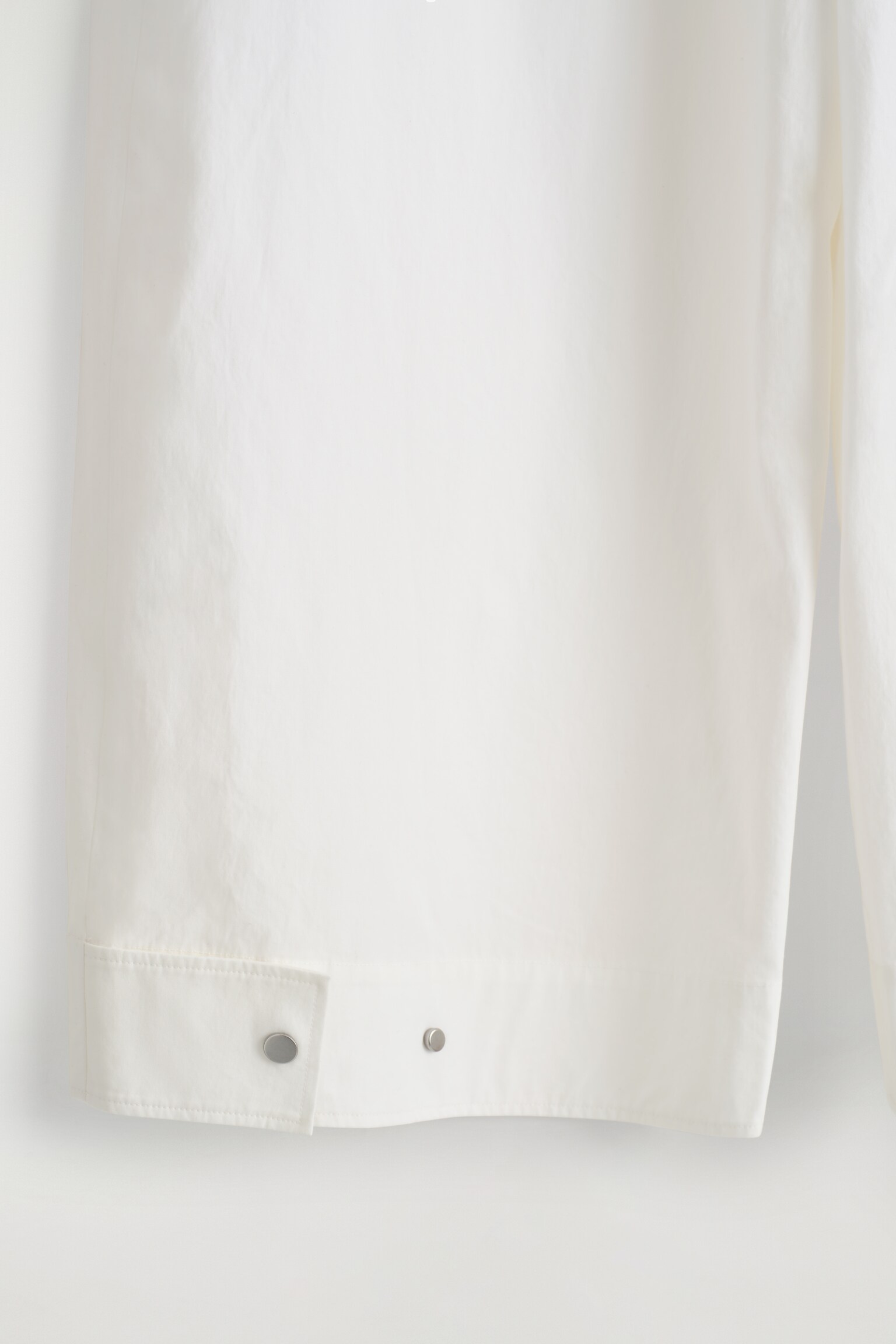 PANTALON COURT BARREL EN COTON - BLANC/BRUN - 7