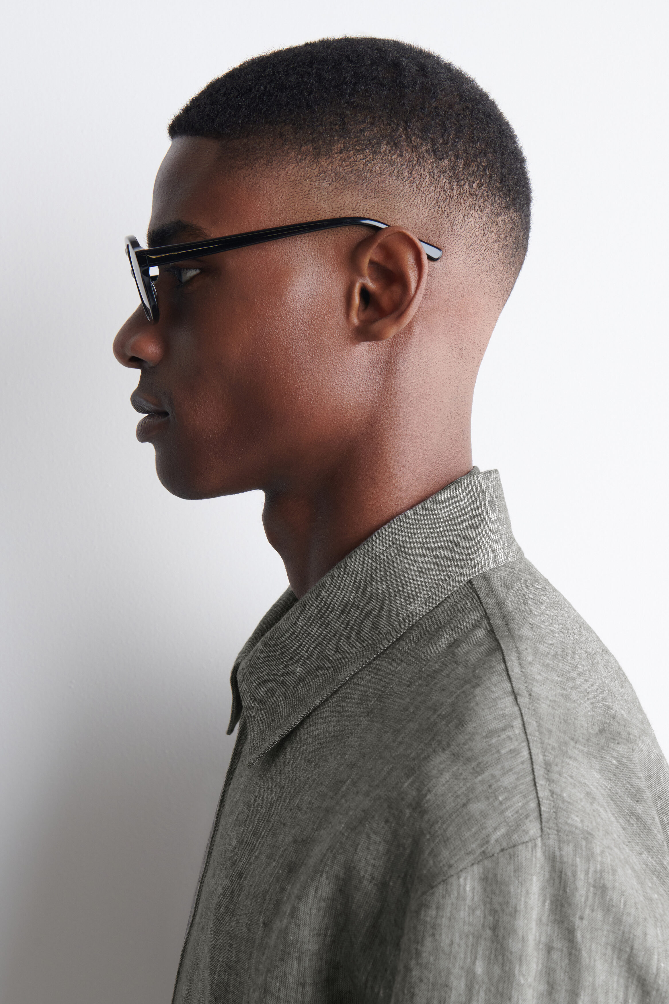 RECTANGULAR AVIATOR SUNGLASSES - BLACK / GRAY | COS US