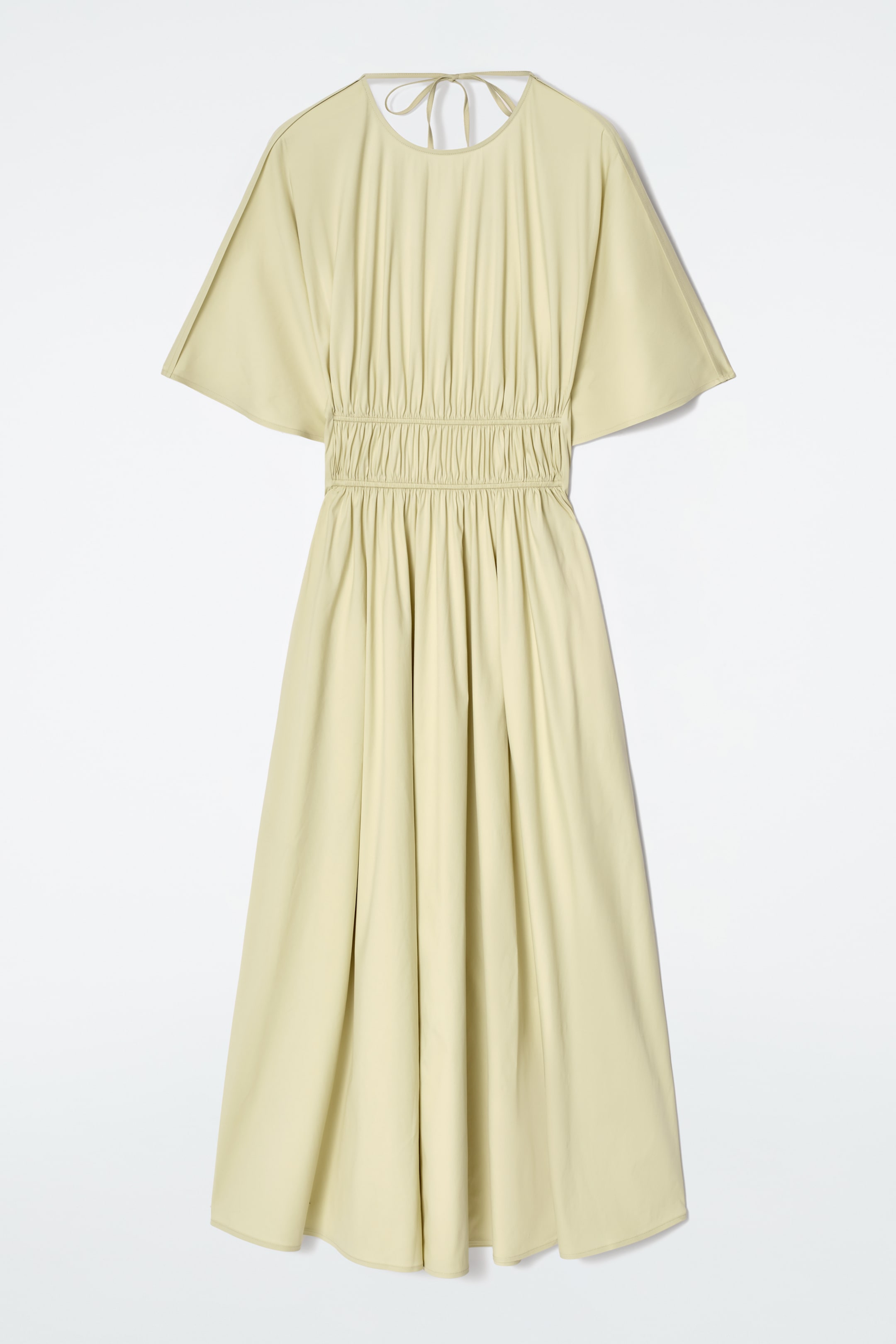 View larger image: GATHERED OPEN-BACK MIDI DRESS - PISTACHIO - Ladies | H&M GB 5
