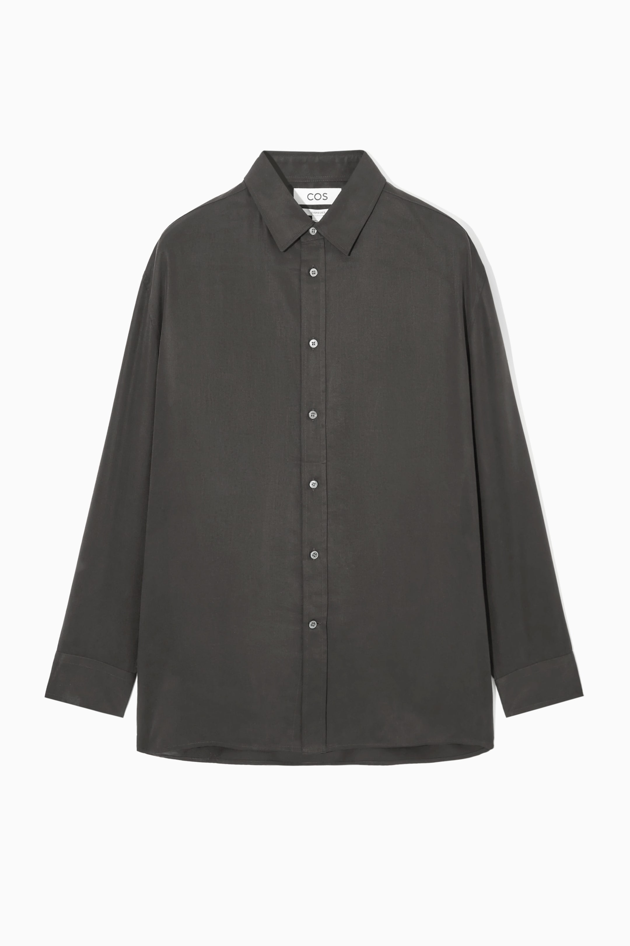 OVERSIZE LÄTTVIKTIG TWILLSKJORTA