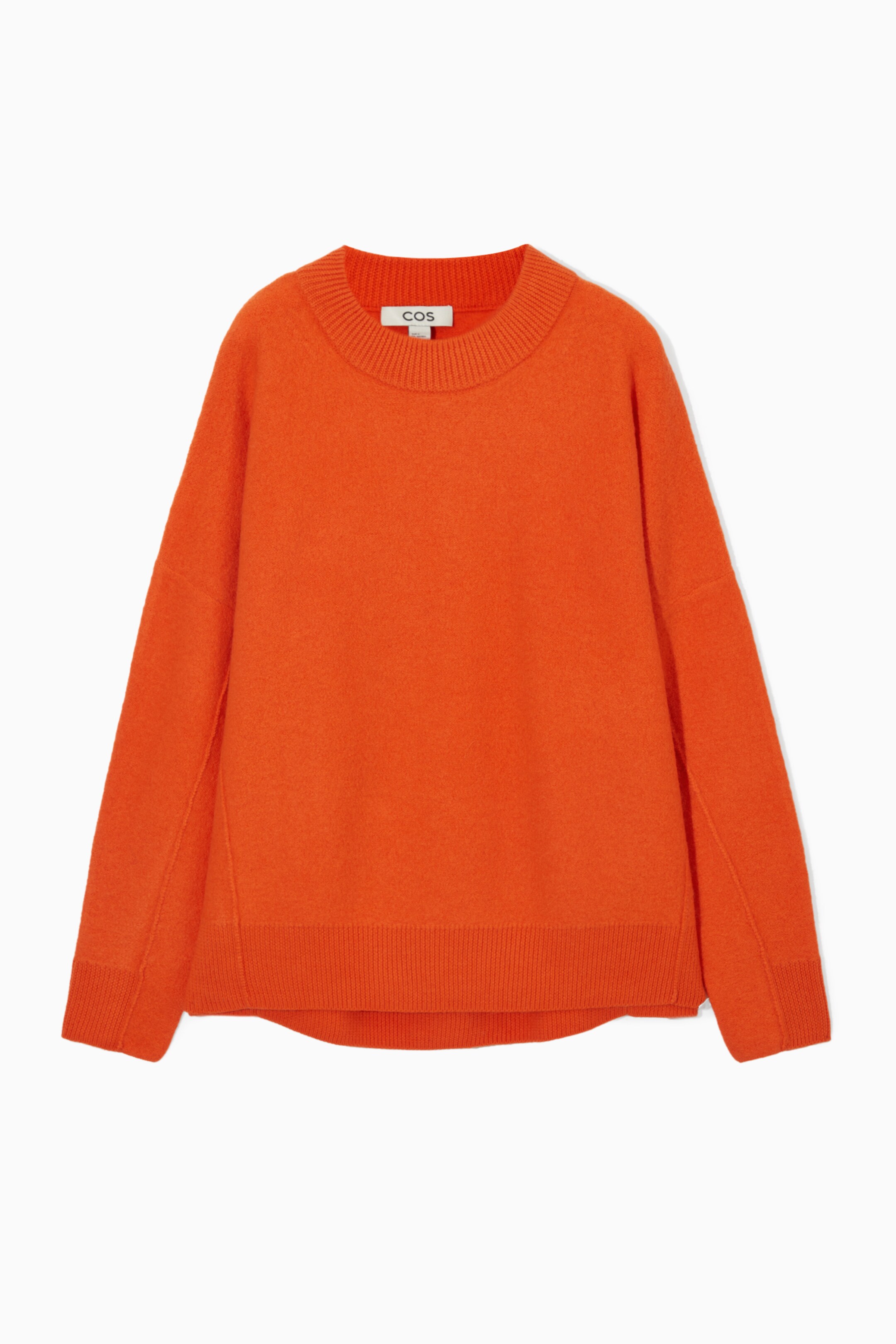 Näytä suurempi kuva: OVERSIZED BOILED MERINO WOOL JUMPER - ORANGE - NAISET | H&M FI 1
