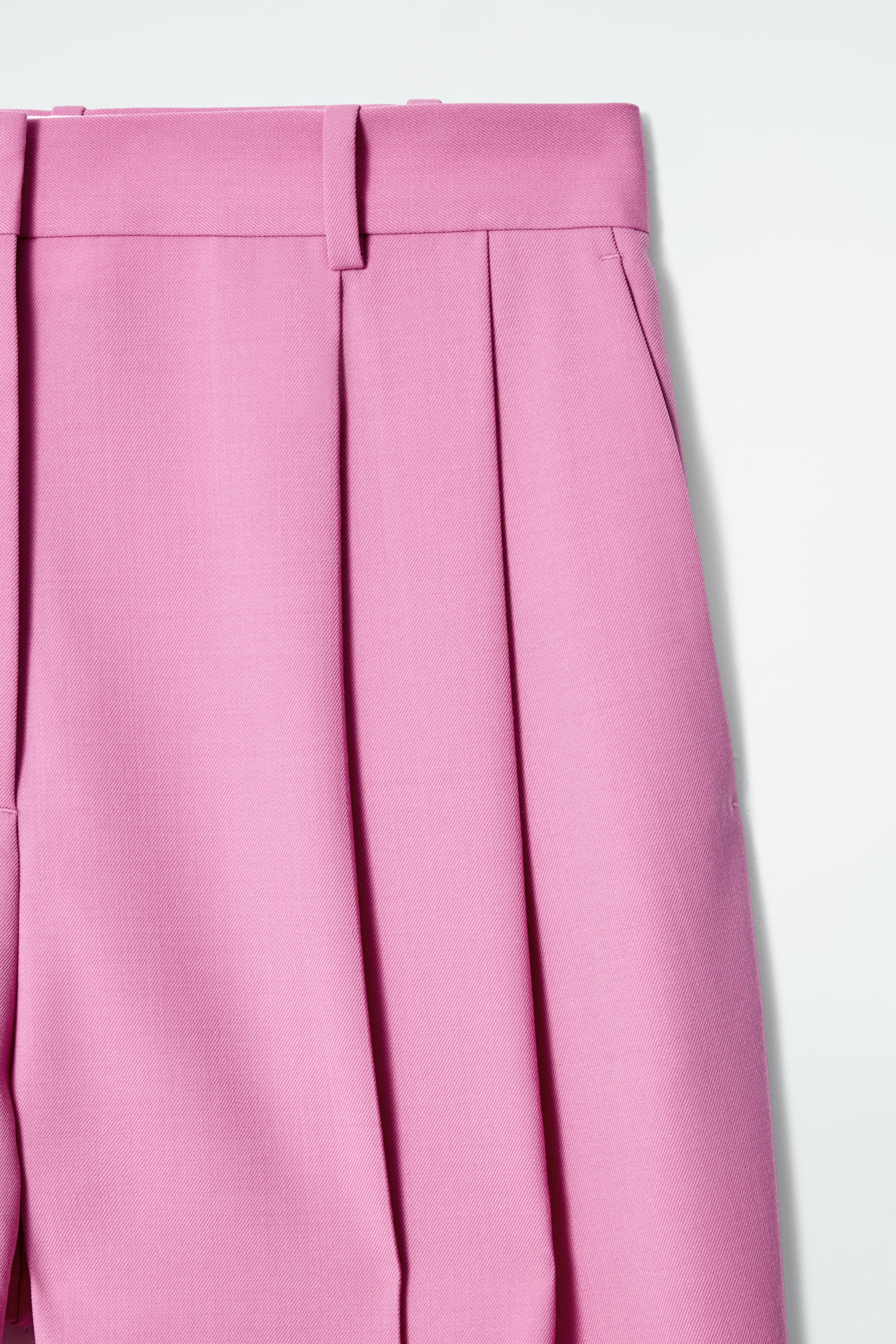 Zobrazit větší obrázek: VOLNÉ KALHOTY ŠIROKÉHO STŘIHU Z TWILLU - RŮŽOVÁ - ŽENY | H&M CZ 7
