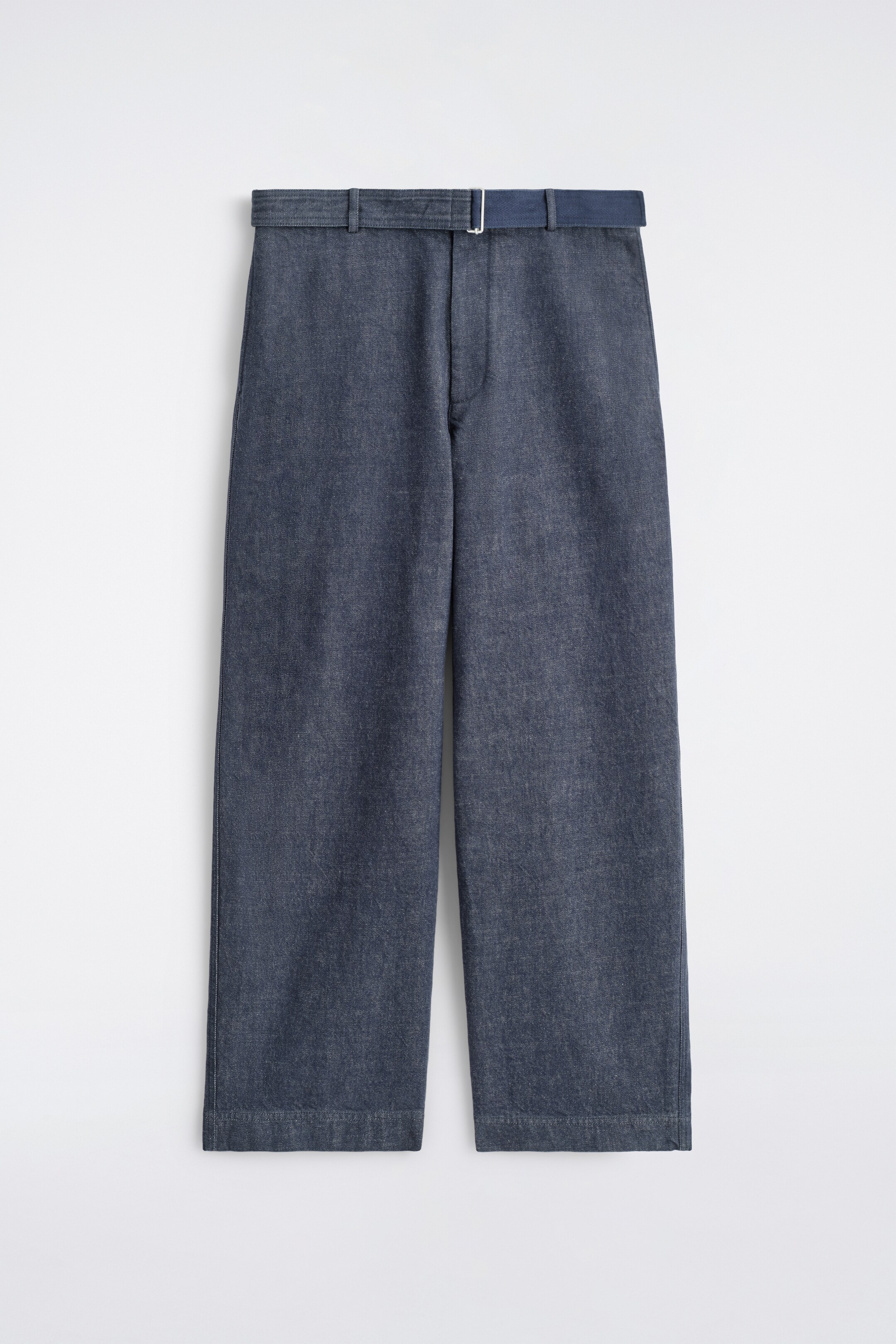 Visualizza immagine più grande: PANTALONI A GAMBA DRITTA IN DENIM CON CINTURA - BLU SCURO - UOMO | H&M IT 6