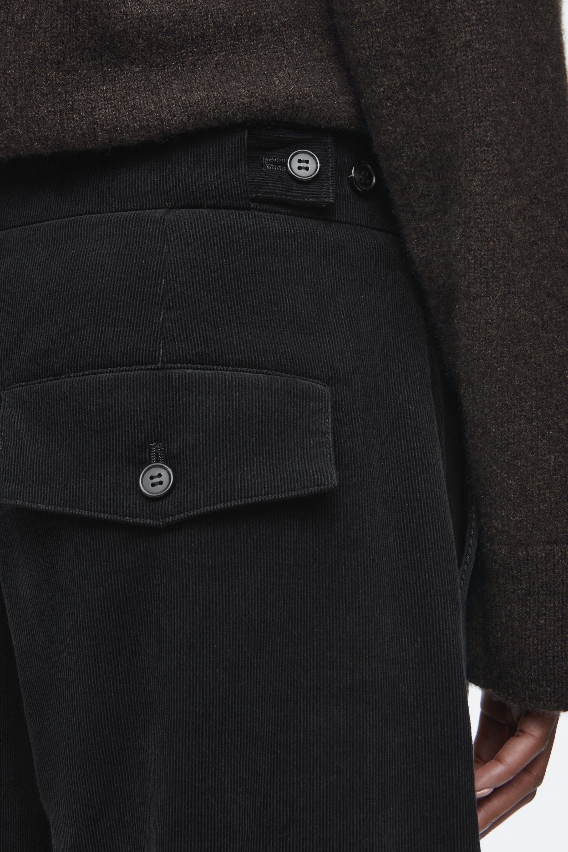 CROPPED CORDUROY PANTS