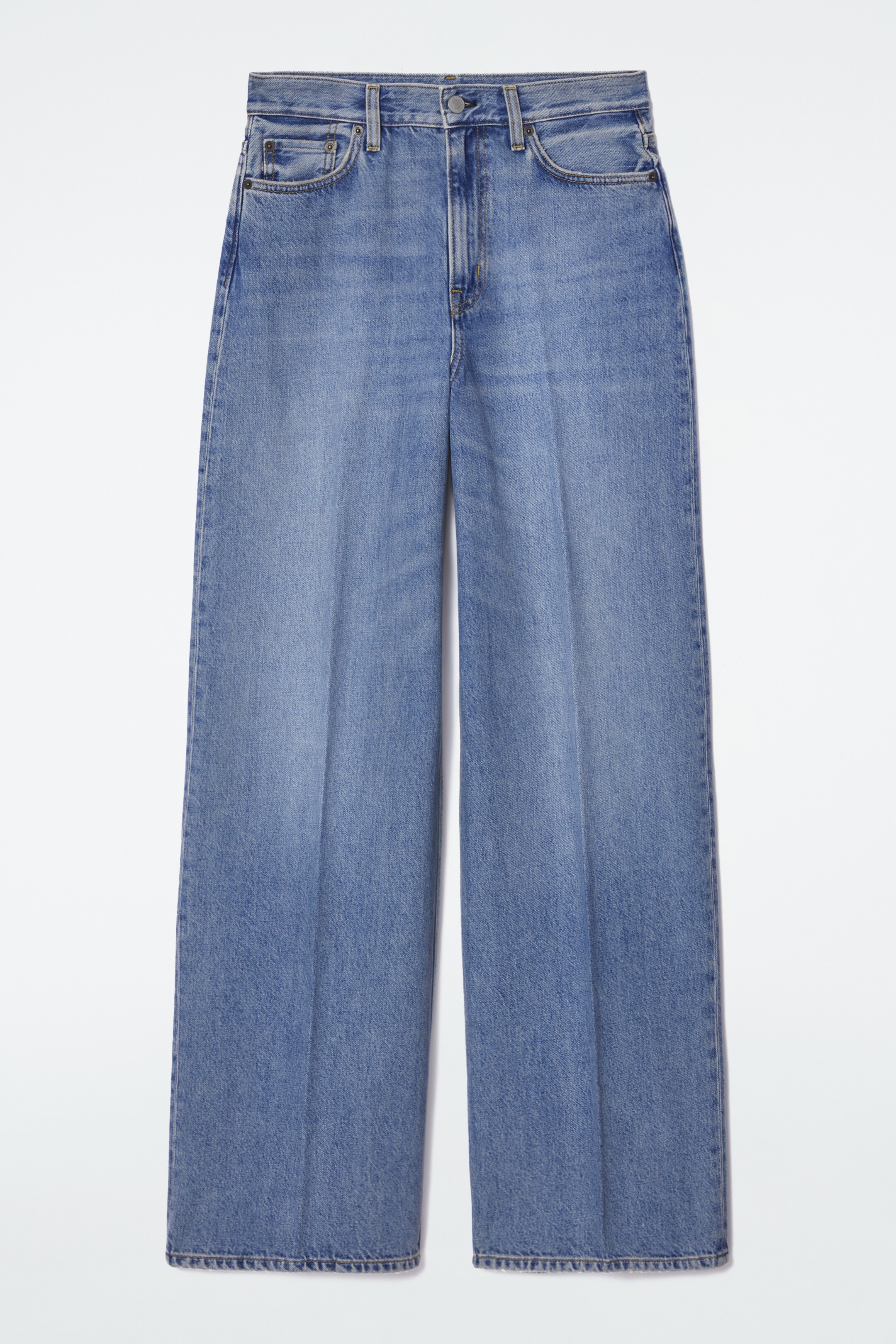 View larger image: TIDE WIDE-LEG JEANS - MID-BLUE - Ladies | H&M GB 1