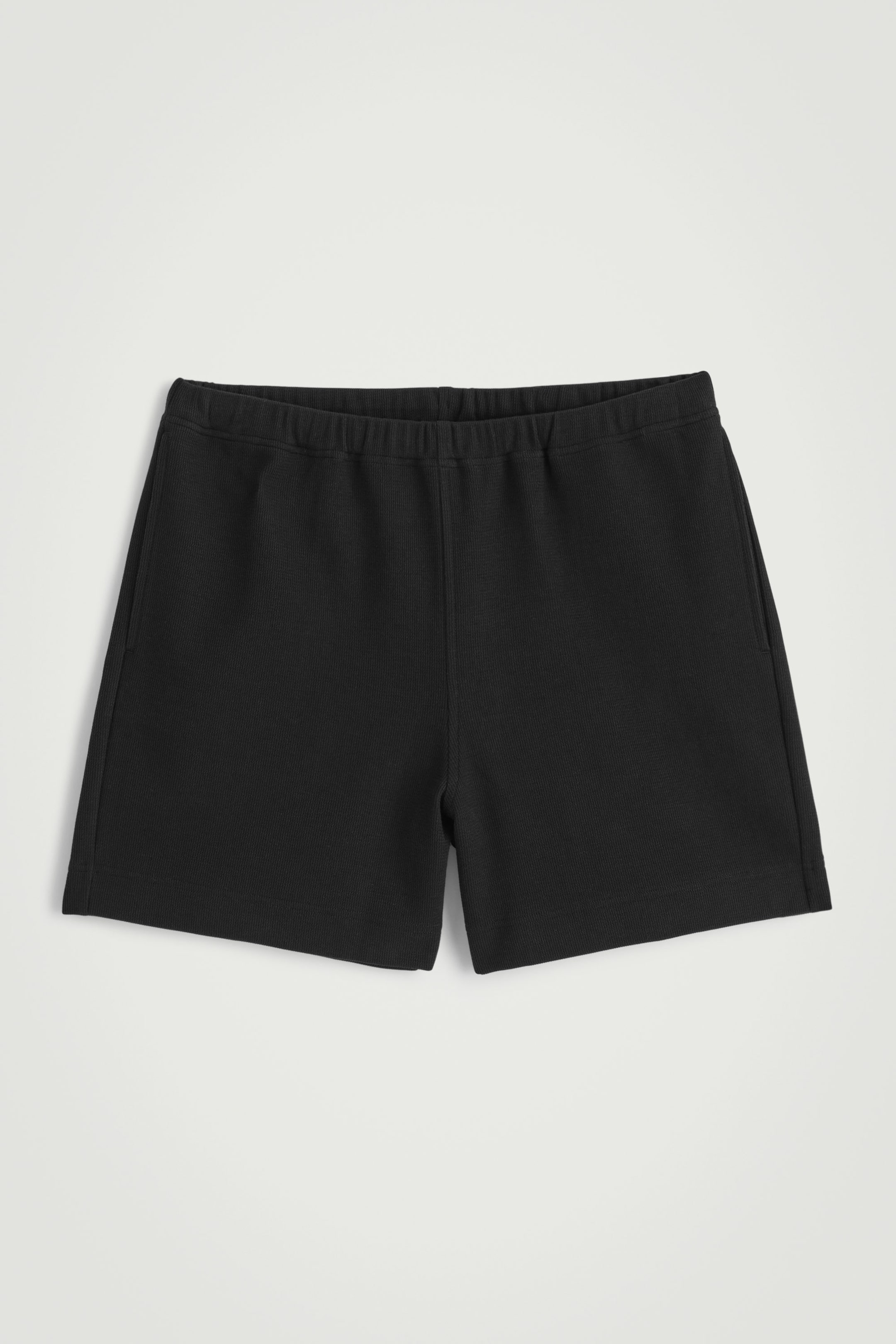 SHORT EN JERSEY DE COTON TEXTURÉ