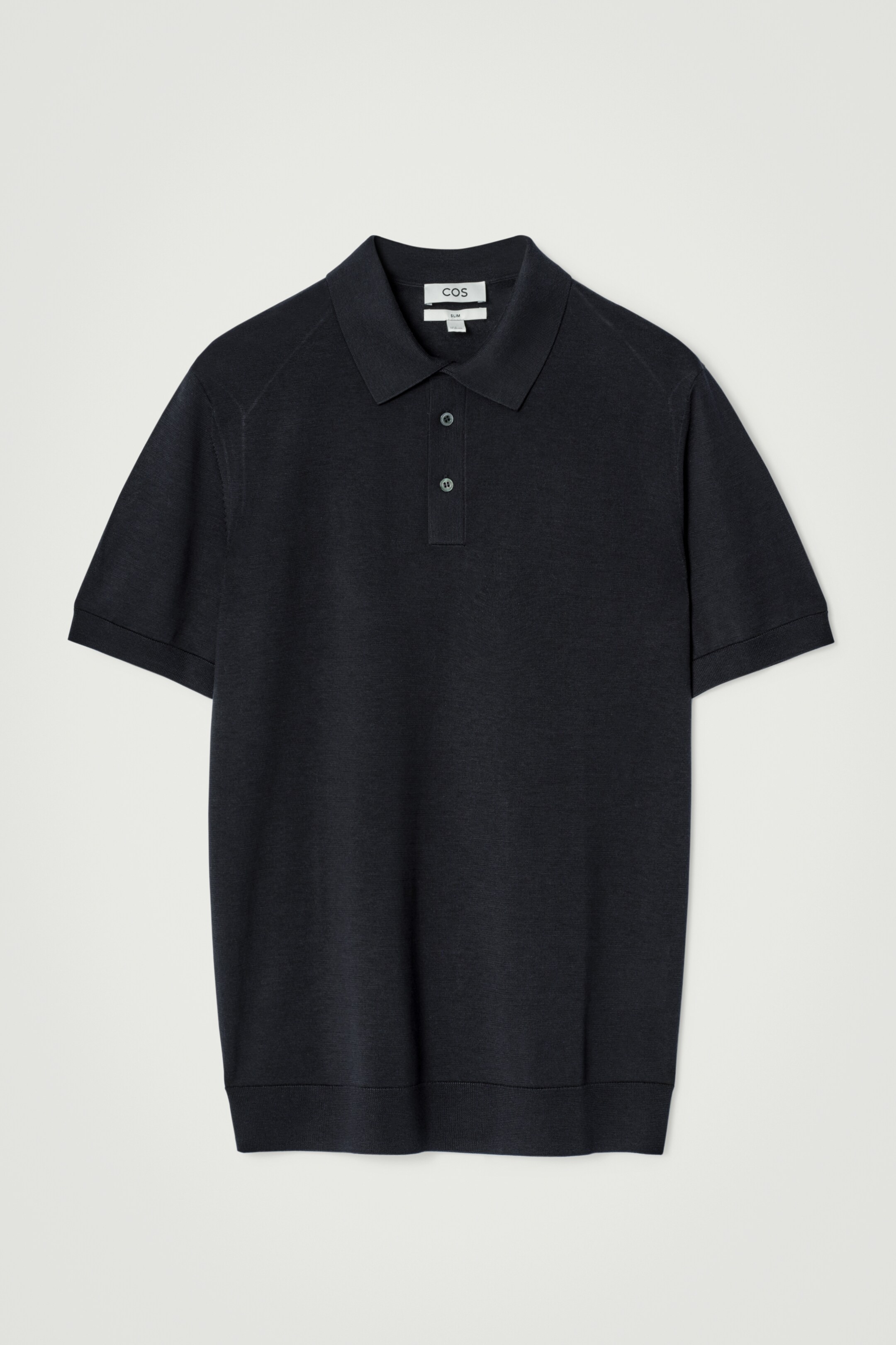 Agrandir l'image: POLO SLIM EN MAILLE DE SOIE - BLEU MARINE - HOMME | H&M BE 6