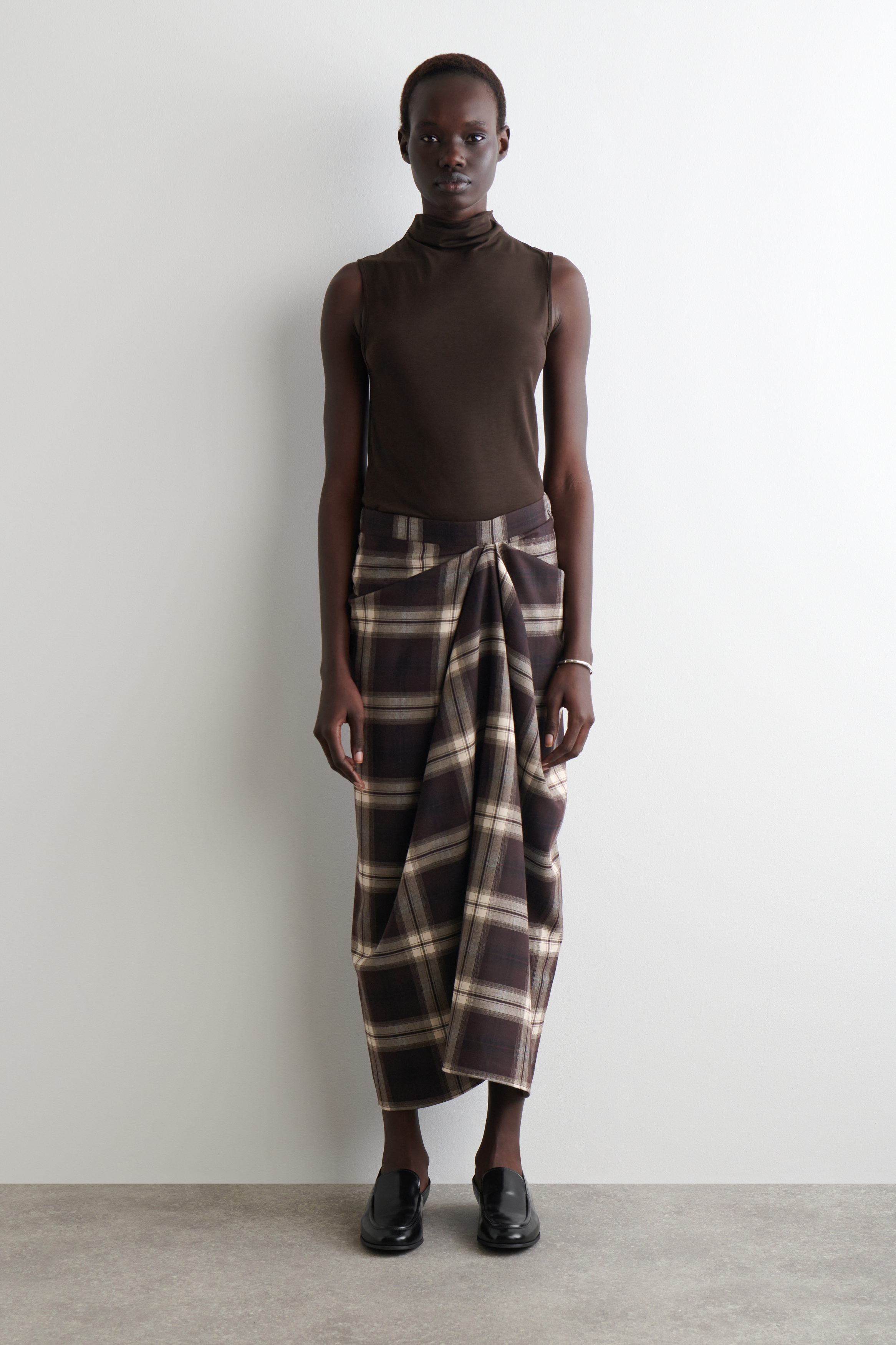 スカート MEDI STRAIN CHECK SKIRT セール】MEDI STRAIN CHECK SKIRT（スカート）｜Ameri（アメリ