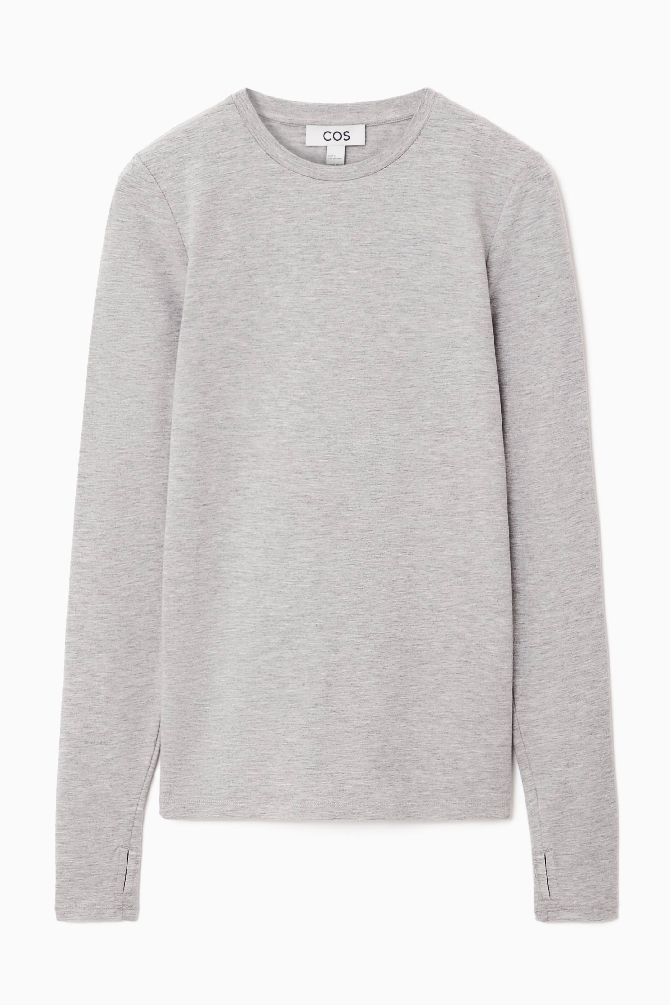 Vezi imaginea mai mare: Bluză subțire, ușoară, cu mâneci lungi - GREY - FEMEI | H&M RO 1