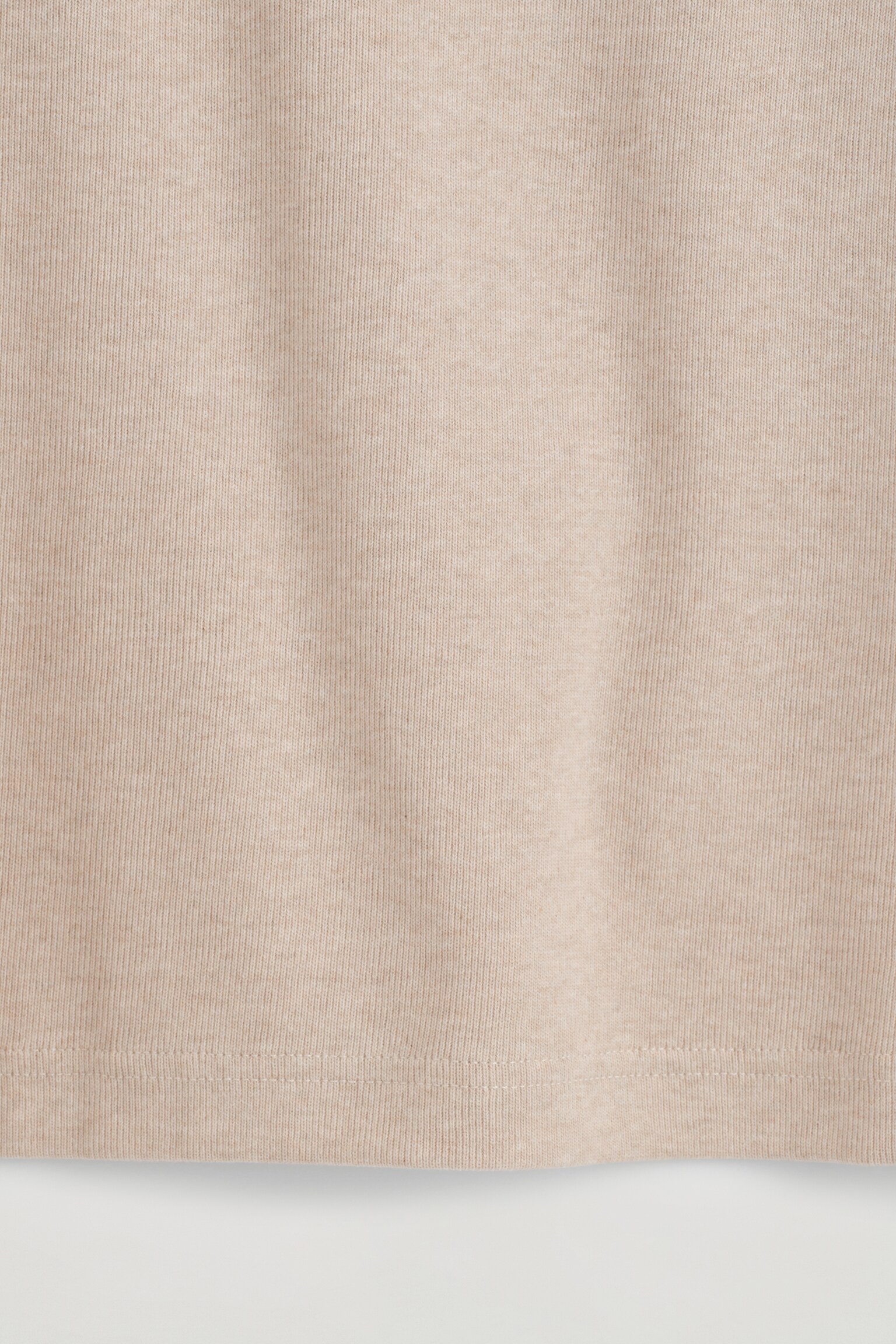 COTTON-JERSEY LONG-SLEEVED TOP - ECRU/DARK GREY - 3