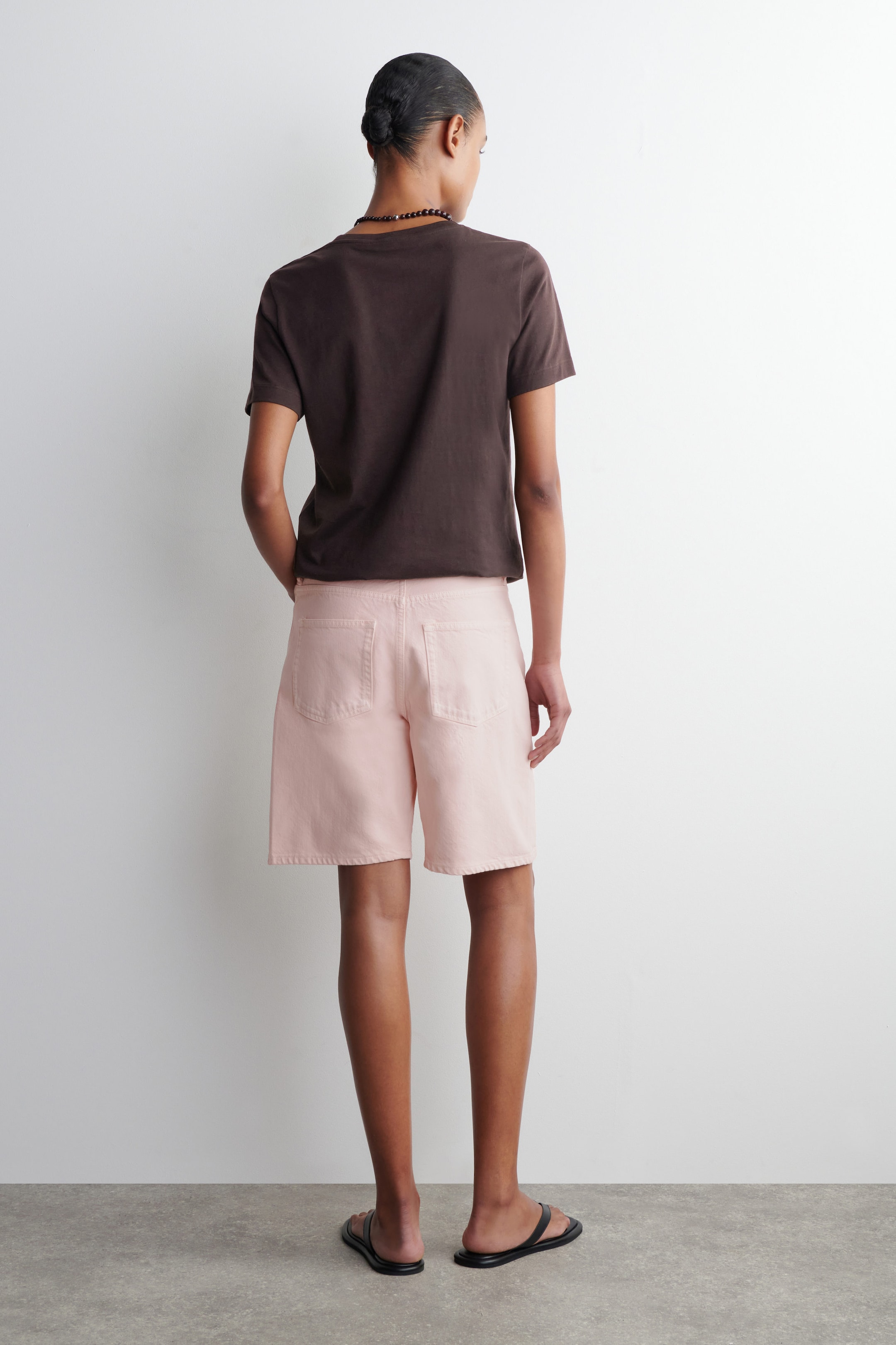 STRAIGHTLEG DENIM SHORTS