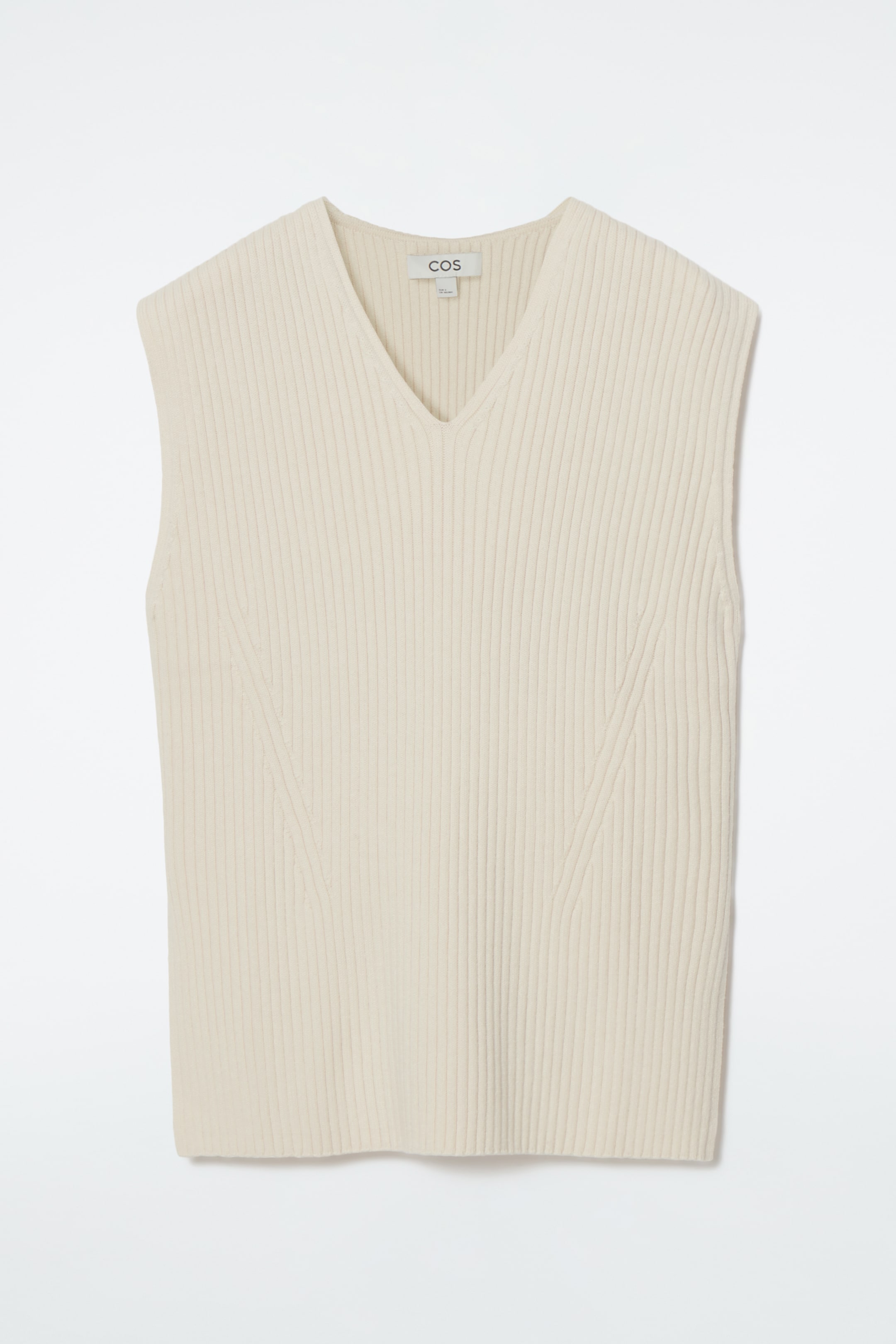 Grösseres Bild ansehen: TANKTOP AUS RIPPSTRICK MIT KAPUZE - CREMEWEISS - DAMEN | H&M CH 1