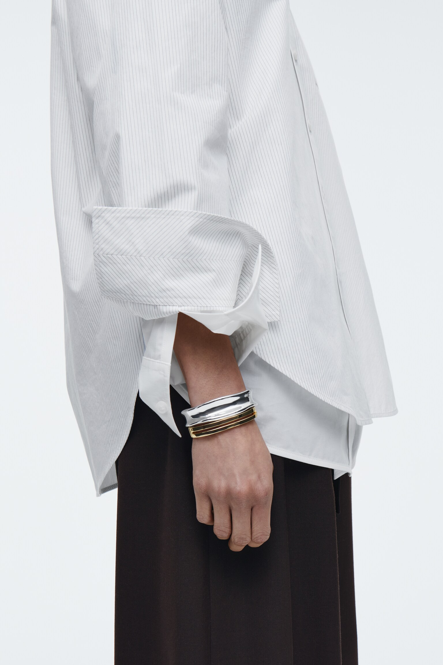 STACKED BANGLE - GOLD/SILVER - 4