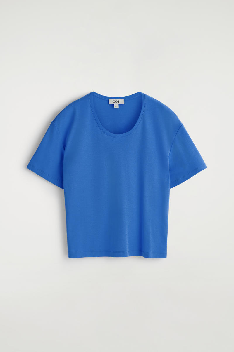 Scoop-Neck Cotton T-Shirt