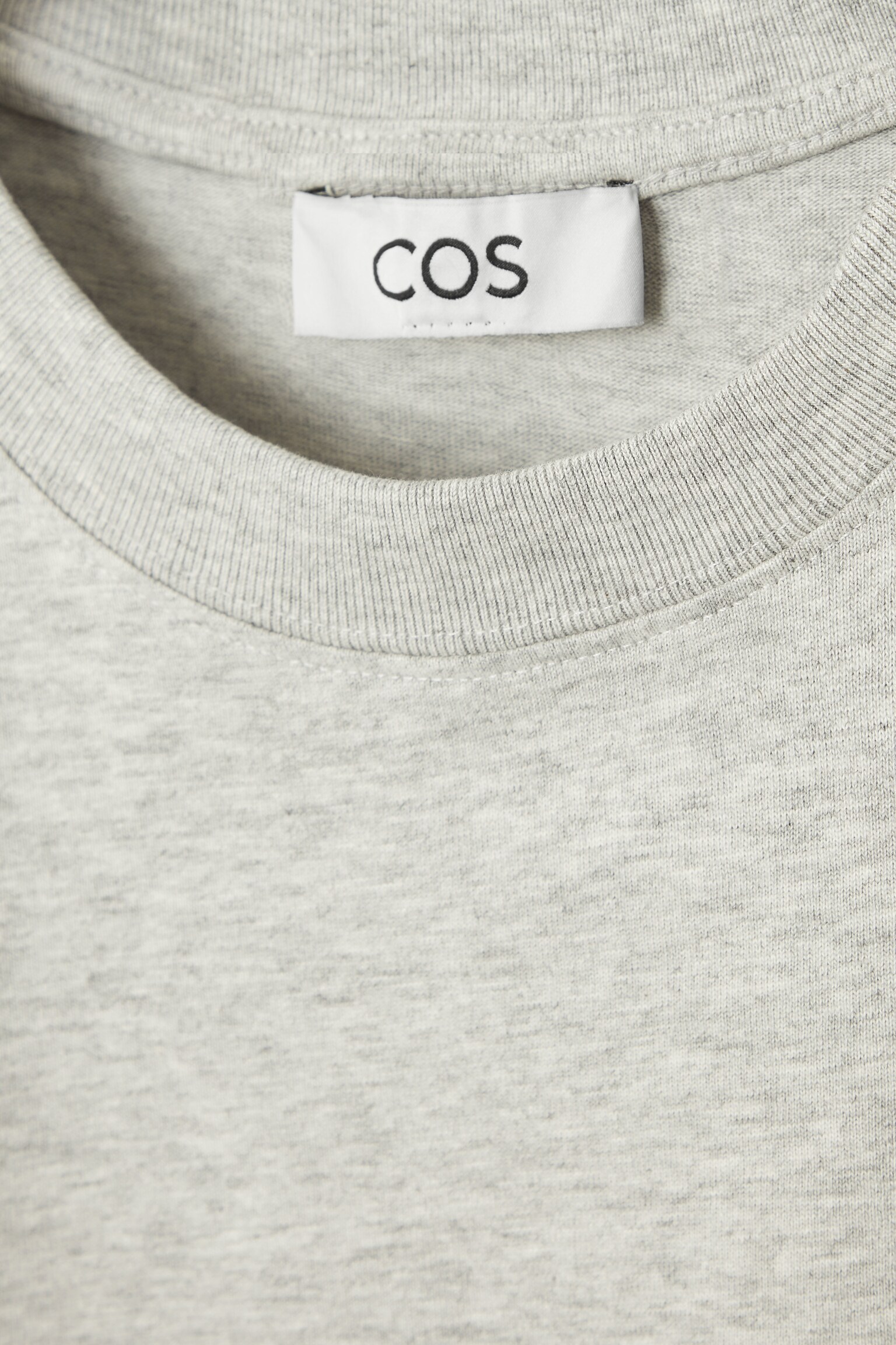 SCHLICHTES T-SHIRT MIT NORMALER PASSFORM - GRAU MELIERT/NAVYBLAU/WEISS/SCHWARZ/KHAKI/ROSA/NAVYBLAU/Schwarz/NAVYBLAU/WEISS/STREIFEN/ANTHRAZITGRAU MELIERT/WEISS/BURGUNDERROT/GESTREIFT/WEISS/WEISS/SCHWARZ/GESTREIFT - 4