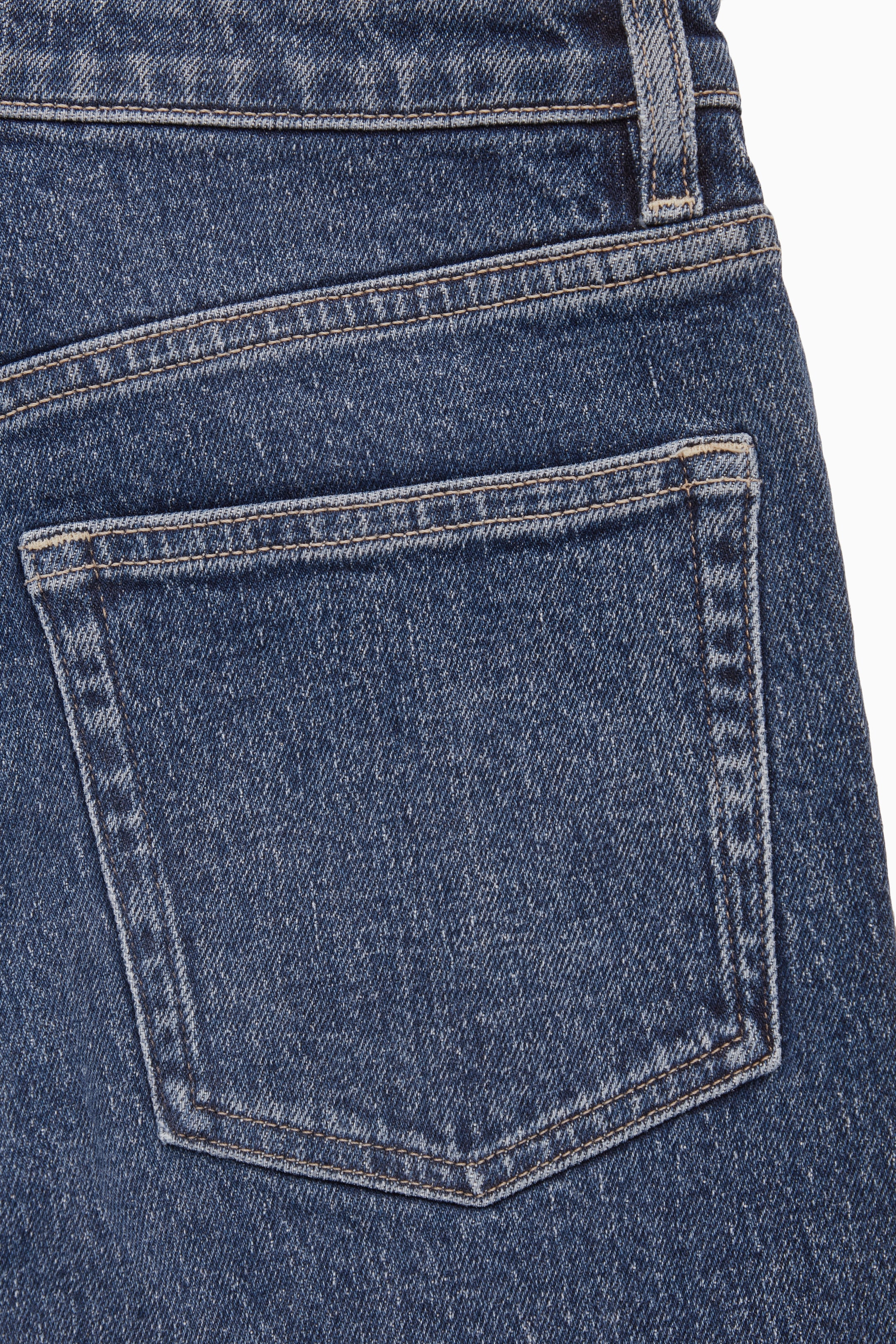 KICK-FLARE ANKLE-LENGTH JEANS