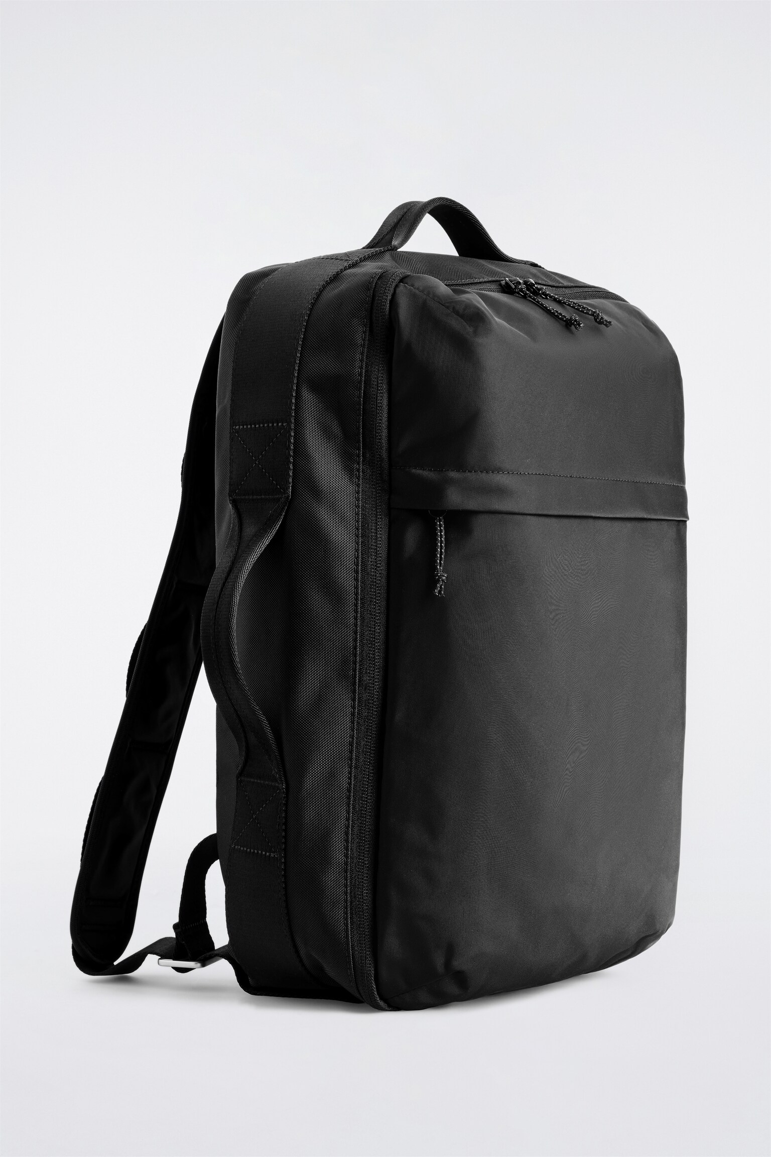 TRAVEL BACKPACK - NYLON - SCHWARZ - 4