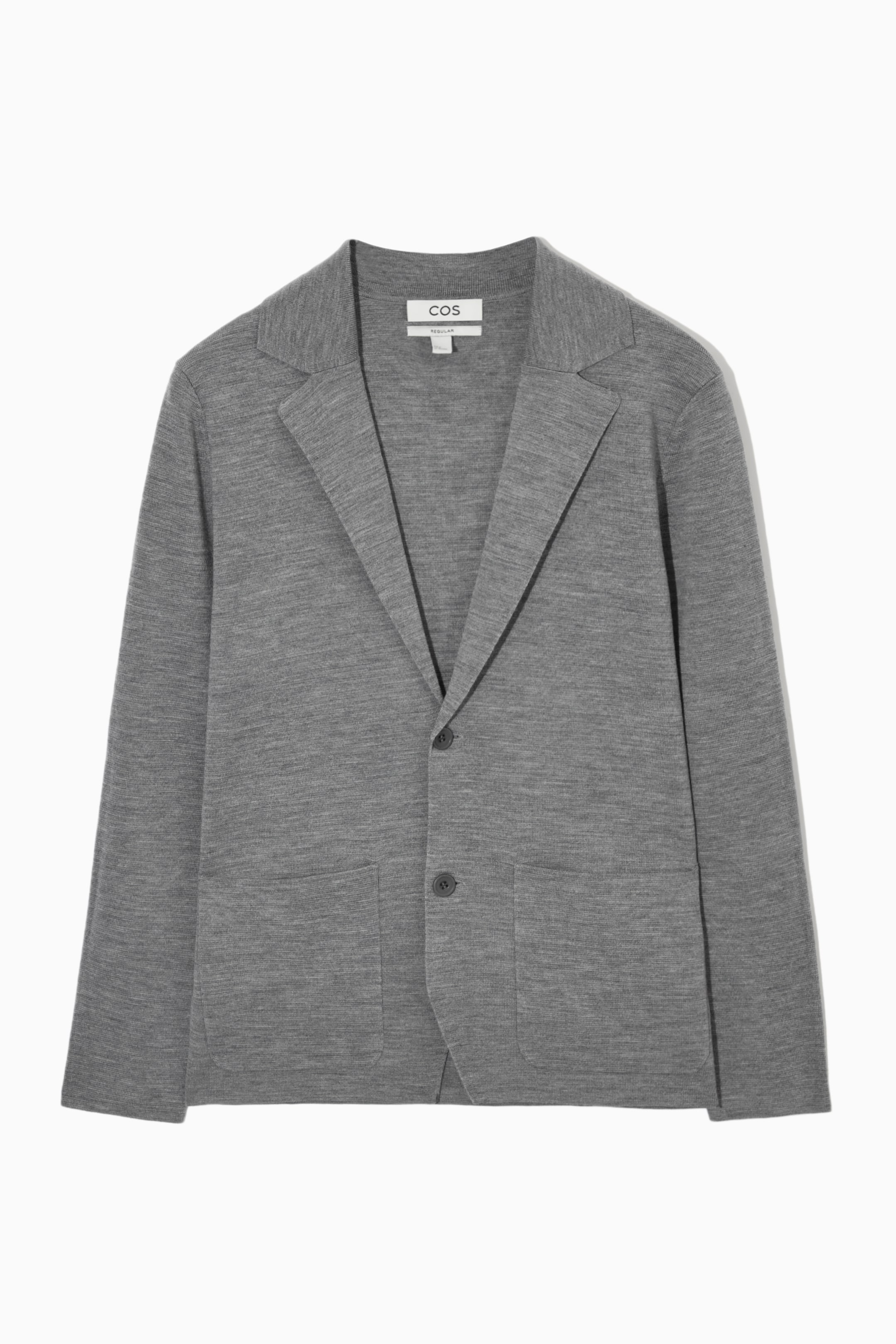 View larger image: REGULAR-FIT MILANO-KNIT BLAZER - GREY - Men | H&M GB 1