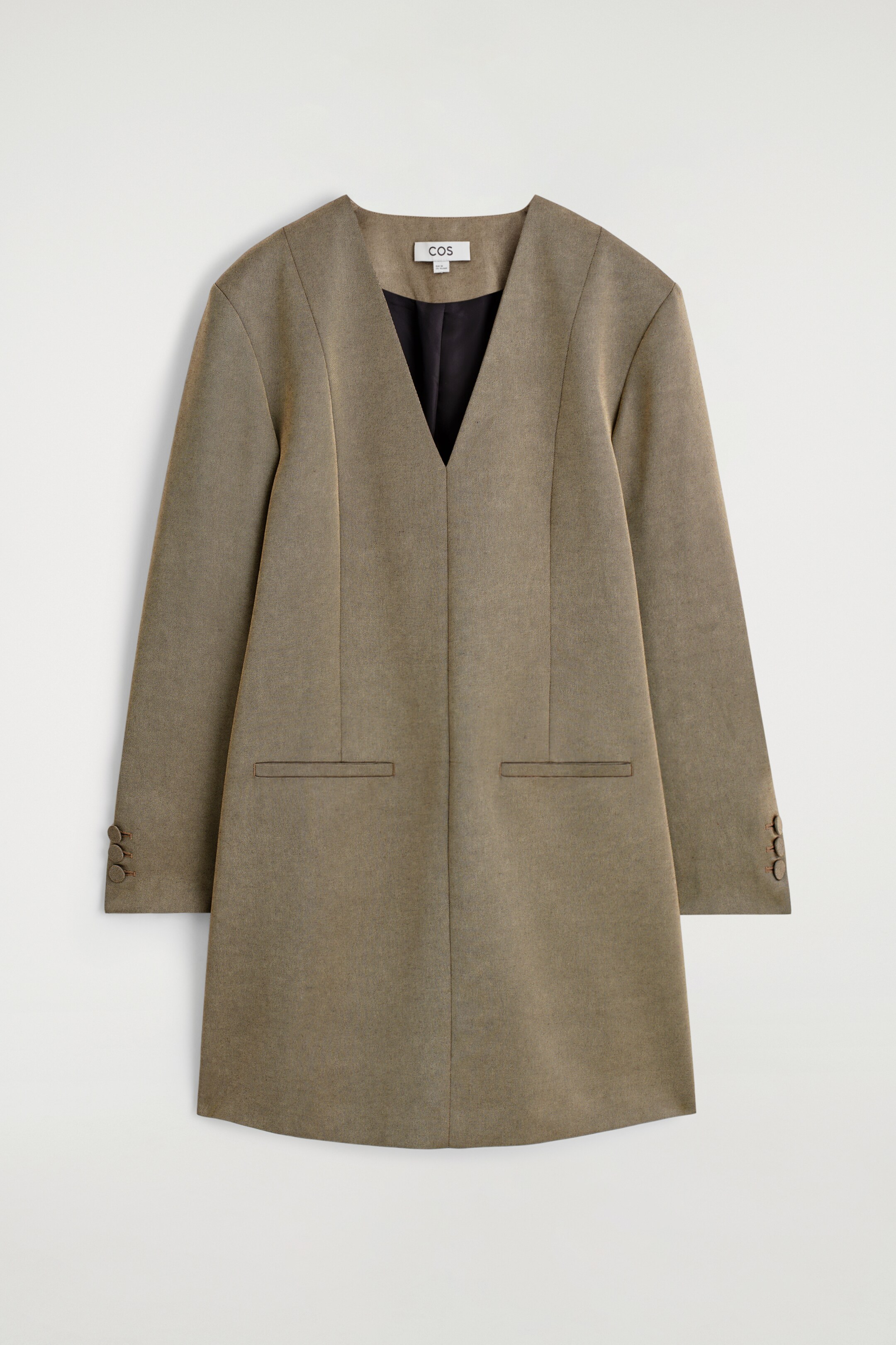 Visualizza immagine più grande: ABITO SMOKING IN MISTO LANA METALLIZZATA - BRONZO - DONNA | H&M IT 5