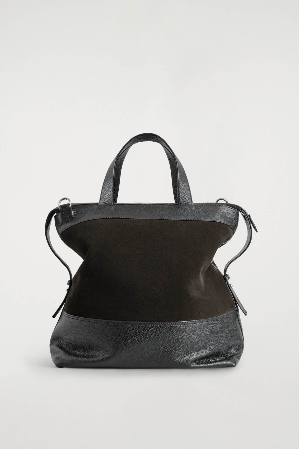 CITY MESSENGER BAG - LEATHER — DARK BROWN