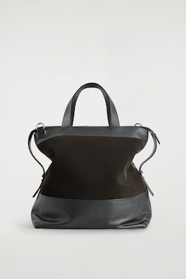 CITY MESSENGER BAG - LEATHER — DARK BROWN 3