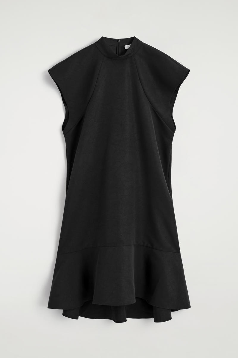 Sculpted Turtleneck Dress