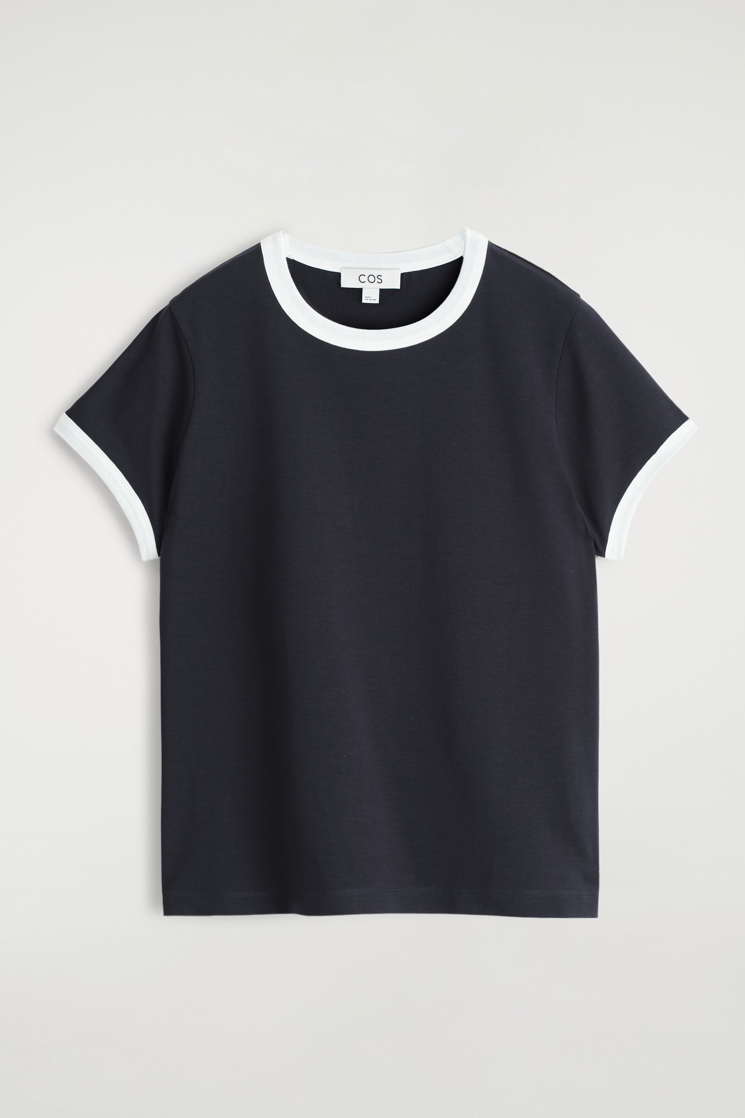 T-SHIRT RINGER CON BORDI A CONTRASTO - BLU NAVY / BIANCO/BIANCO / MARRONE/BIANCO / RIGHE/NERO - 2