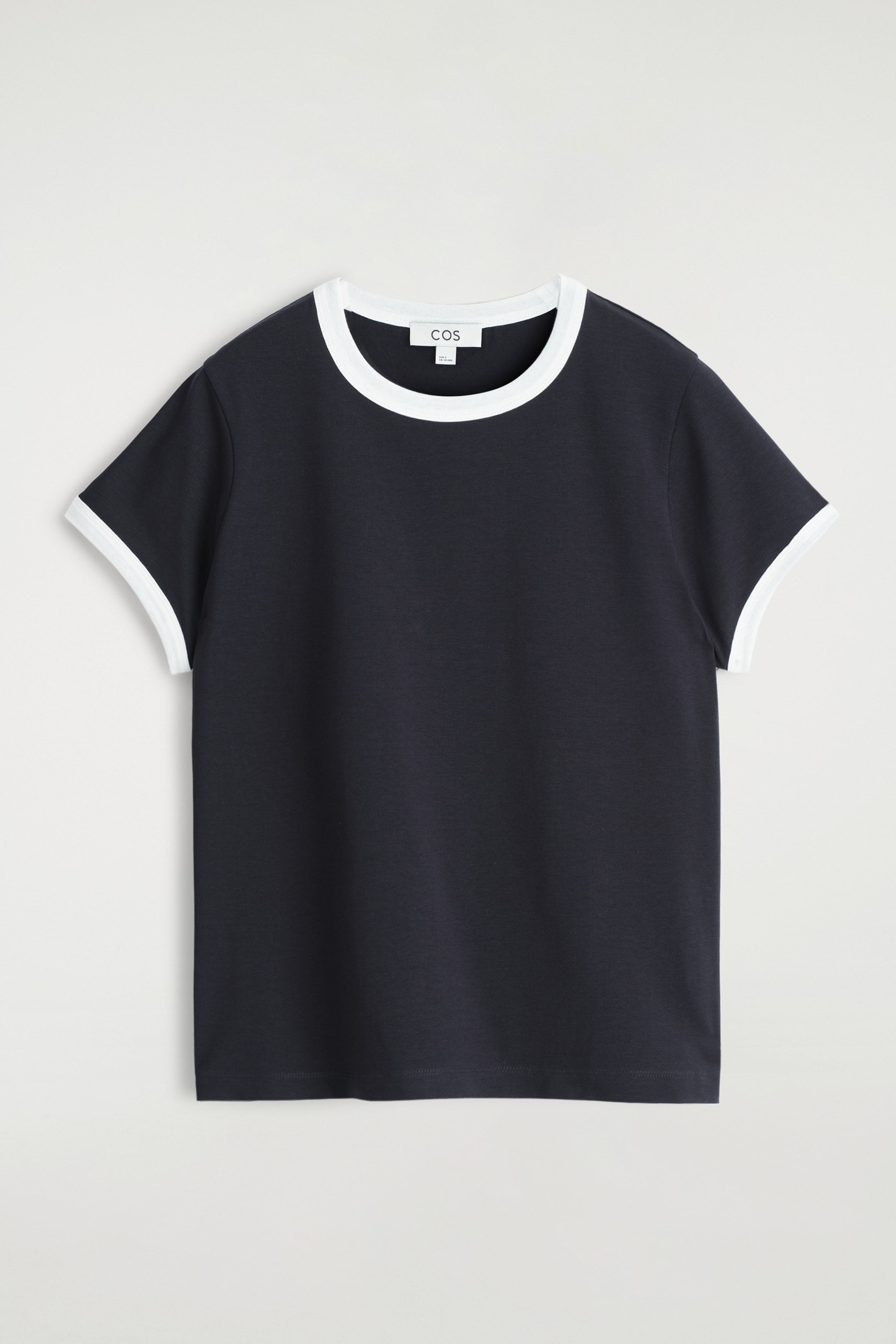 Grösseres Bild ansehen: RINGER-T-SHIRT - NAVYBLAU/WEISS - DAMEN | H&M CH 5