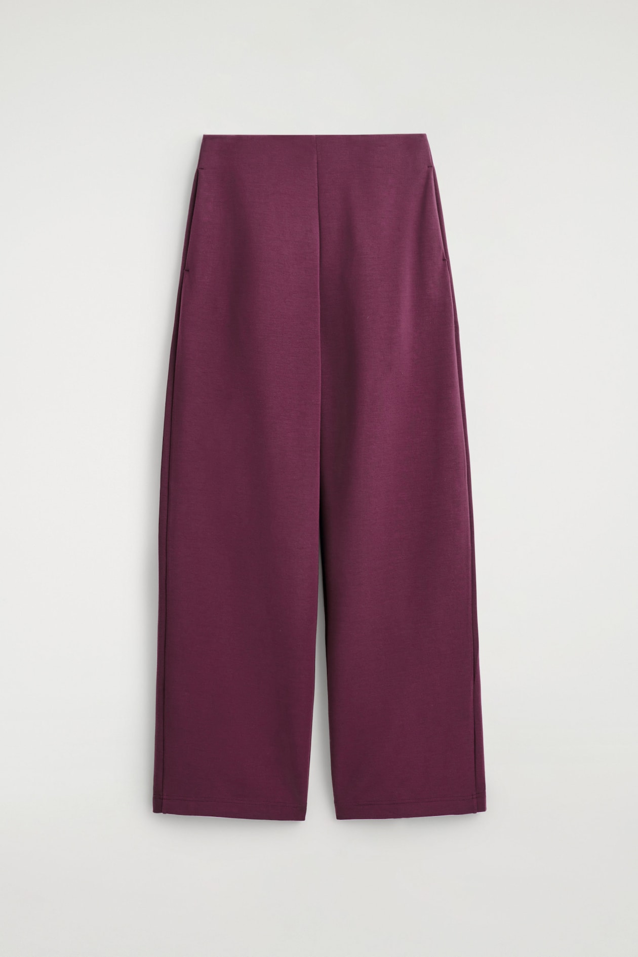 SCUBA BARREL-LEG JOGGERS — BORDEAUX