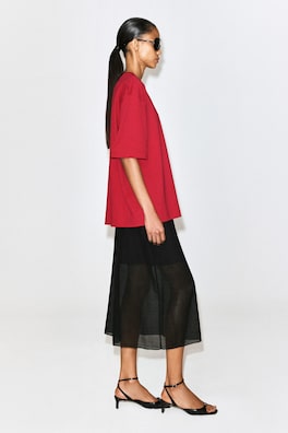 OVERSIZED T-SHIRT — RED 4