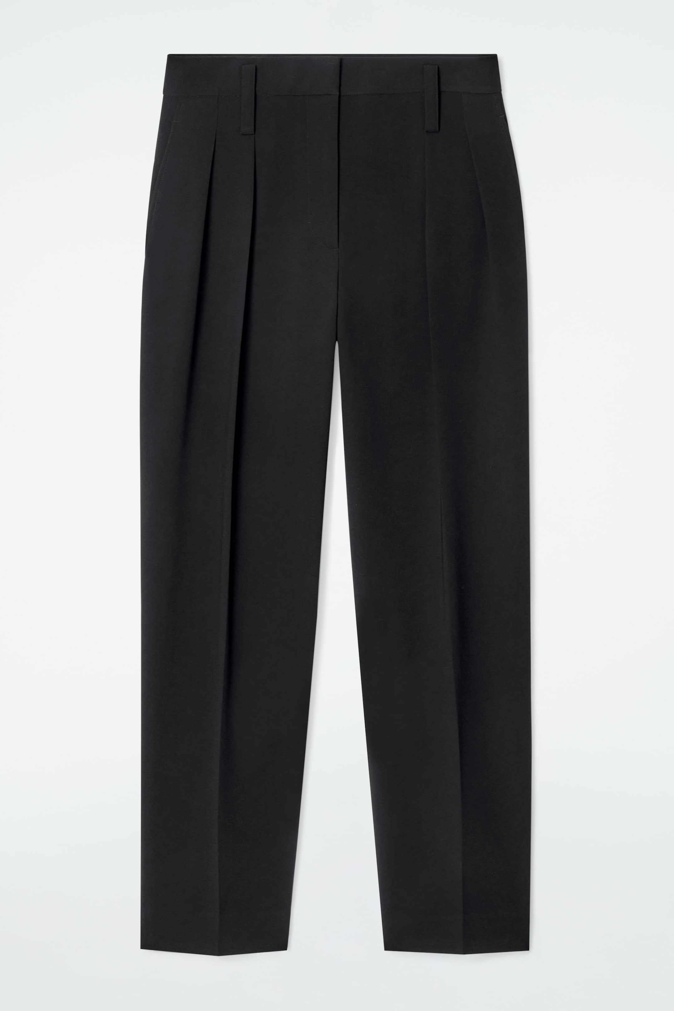 Vezi imaginea mai mare: PANTALONI FLUIDI TAILORAȚI CU PICIOR DREPT - NEGRU - FEMEI | H&M RO 6
