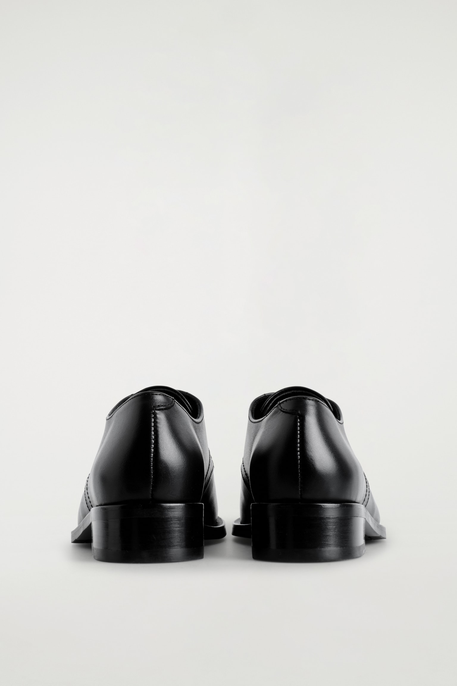 SCARPE DERBY IN PELLE - NERO - 6